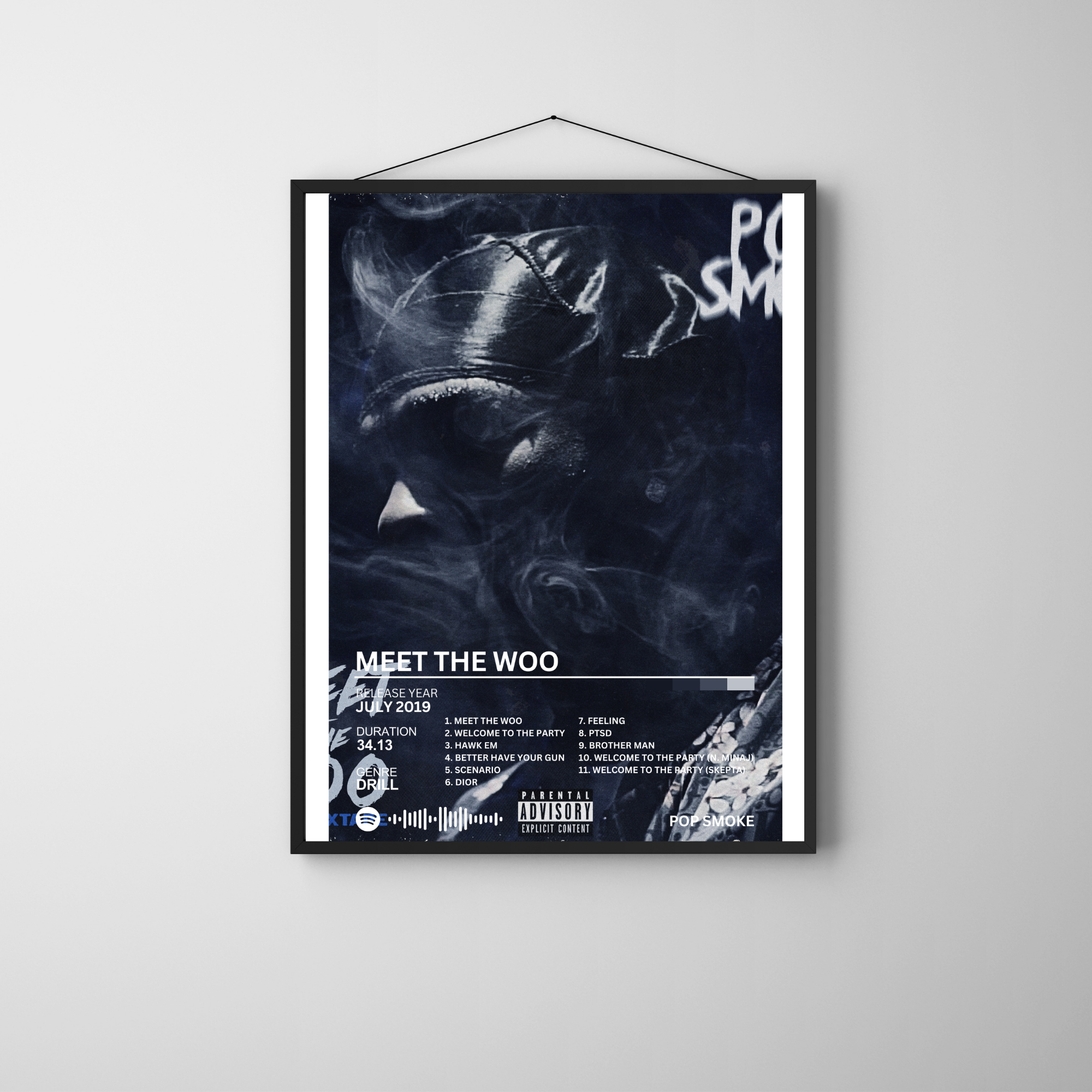 Meet the Woo - Pop Smoke 2 | PosterStudio Album Collection