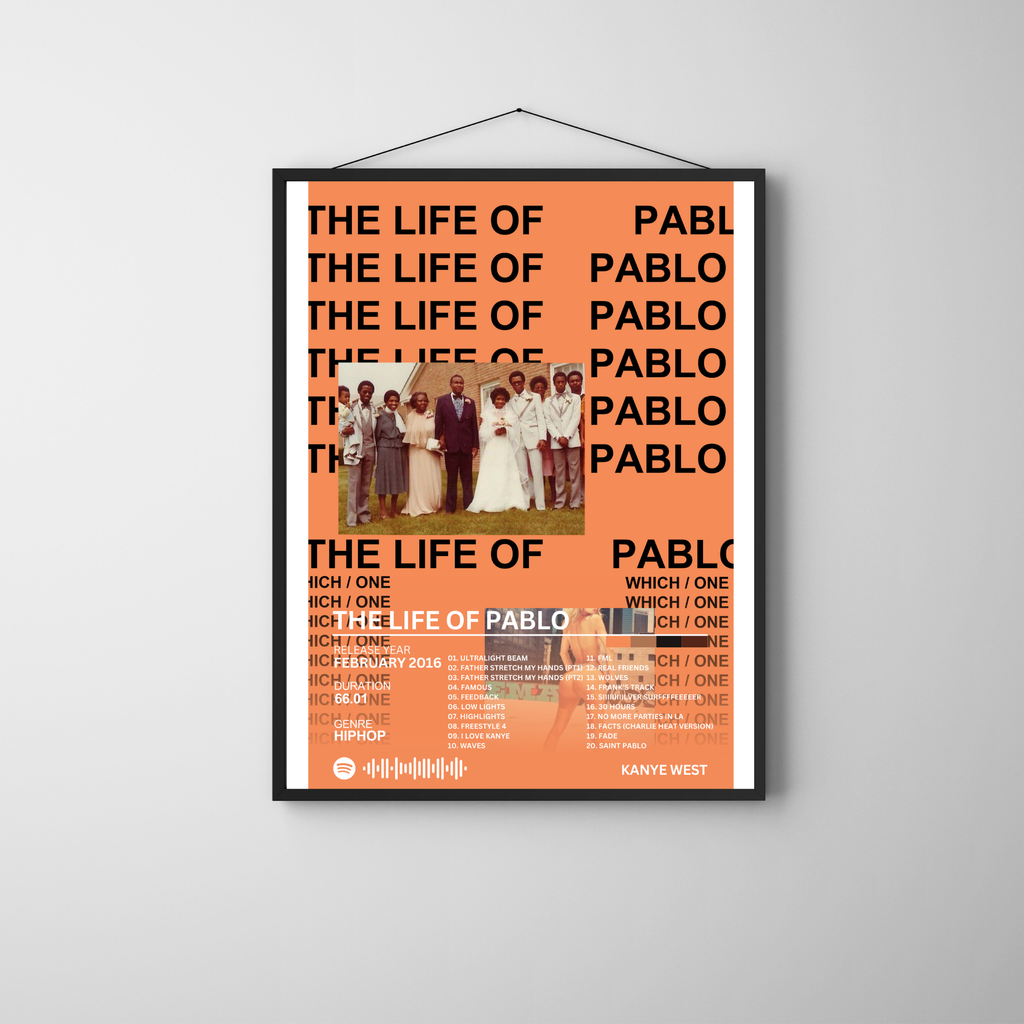 The Life of Pablo - Kanye West 2 | PosterStudio Album Collection