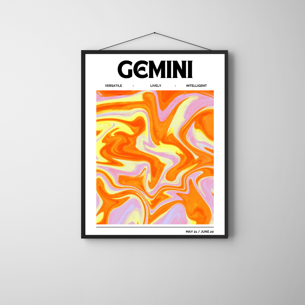 Gemini 2 | PosterStudio Zodiac Collection