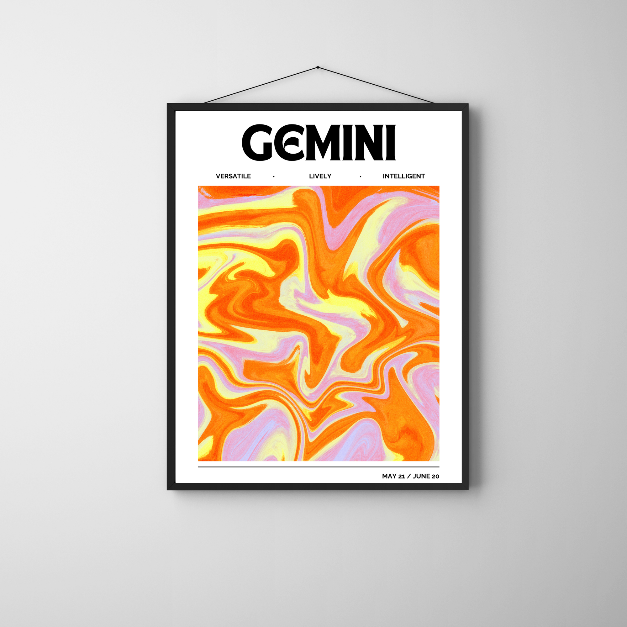Gemini 2 | PosterStudio Zodiac Collection