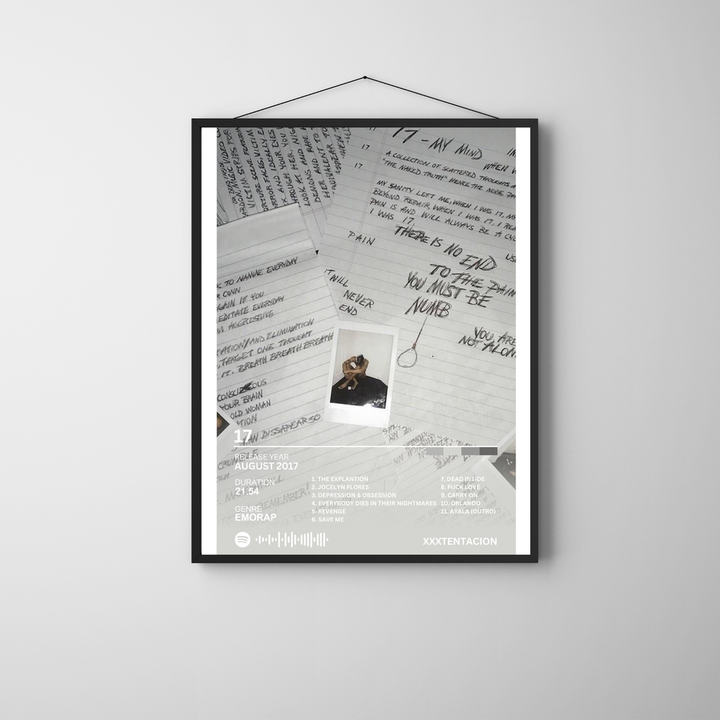 17 - xxxtentacion 2 | PosterStudio Album Collection