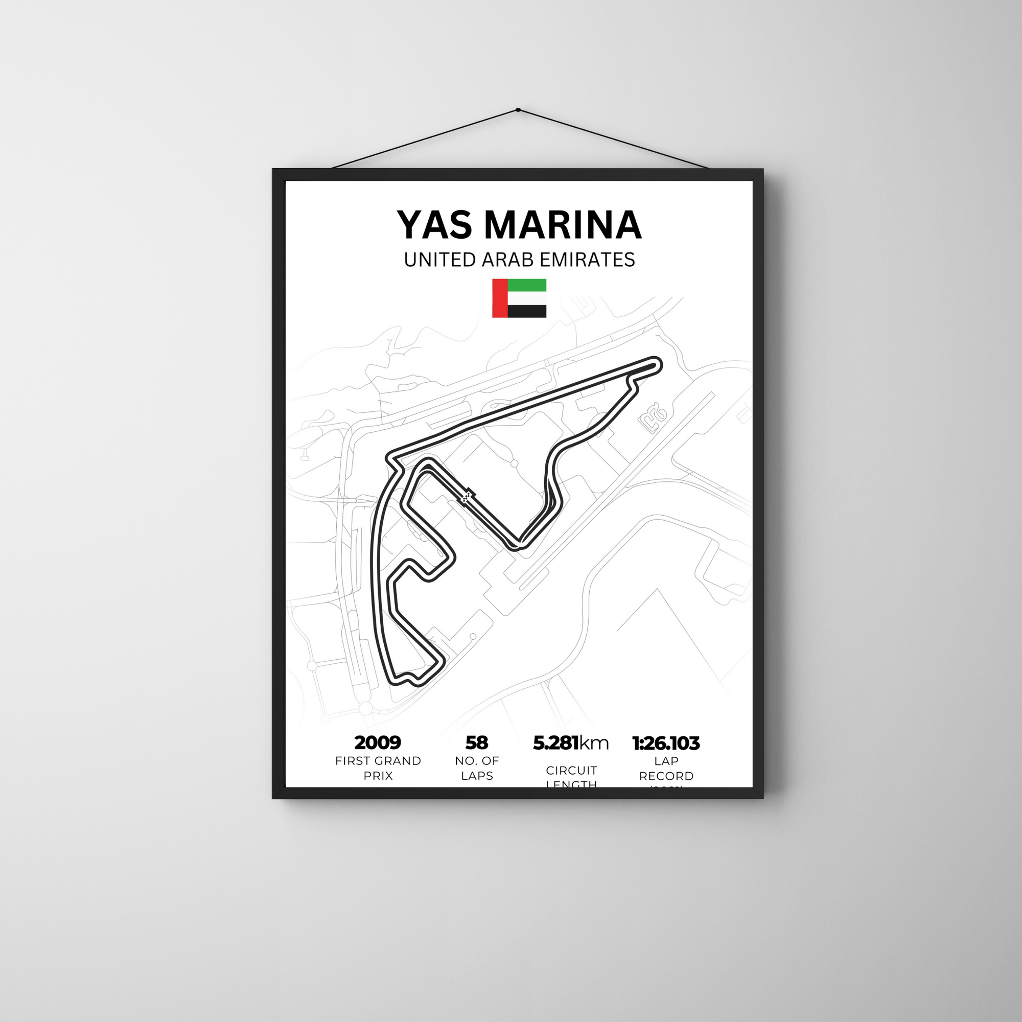Yas Marina | PosterStudio Formula One Collection