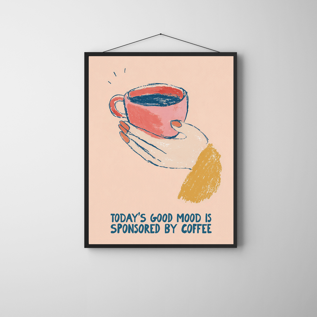 Sponsored Coffee | PosterStudio Dopamine Collection