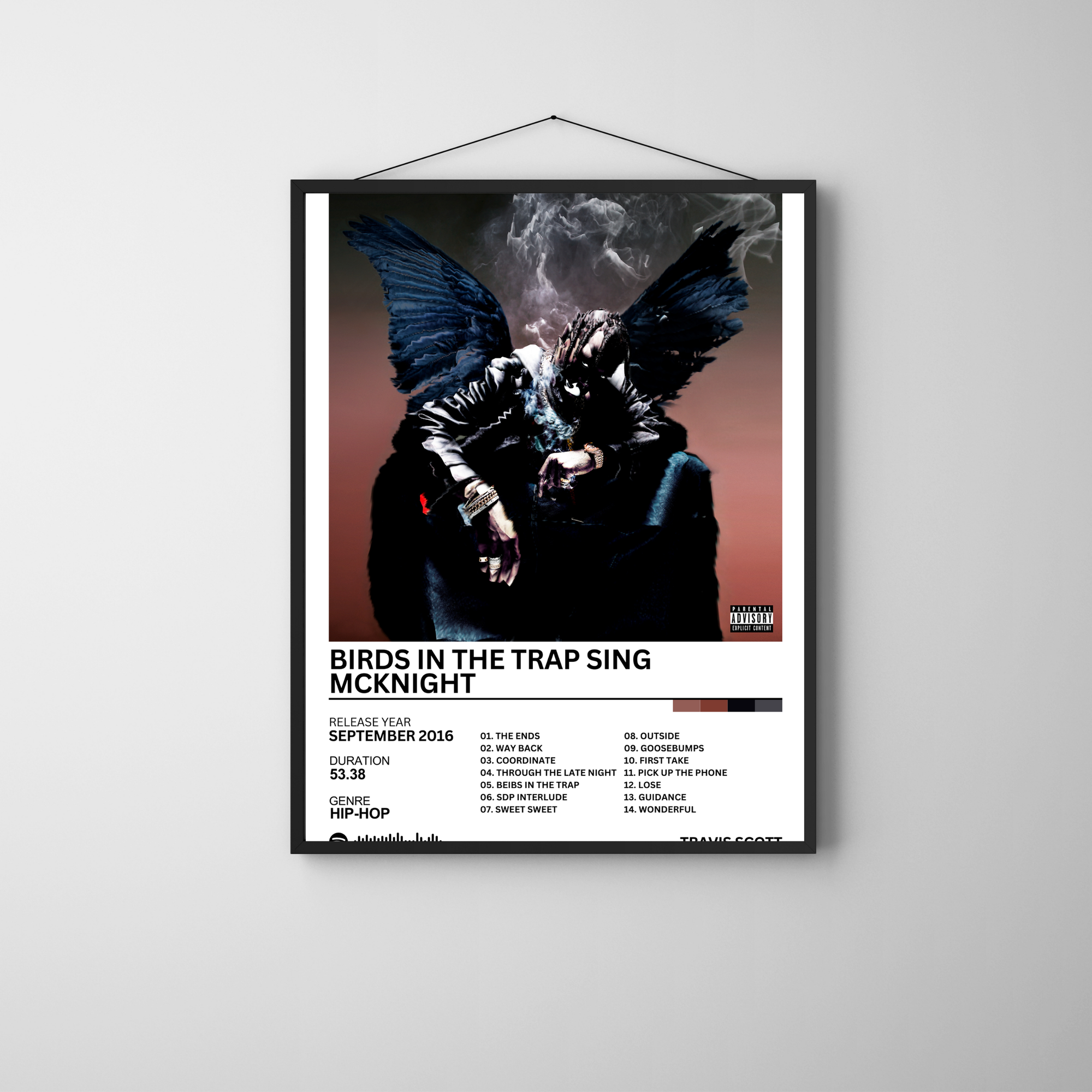 Birds in the Trap Sing McKnight - Travis Scott | PosterStudio Album Collection