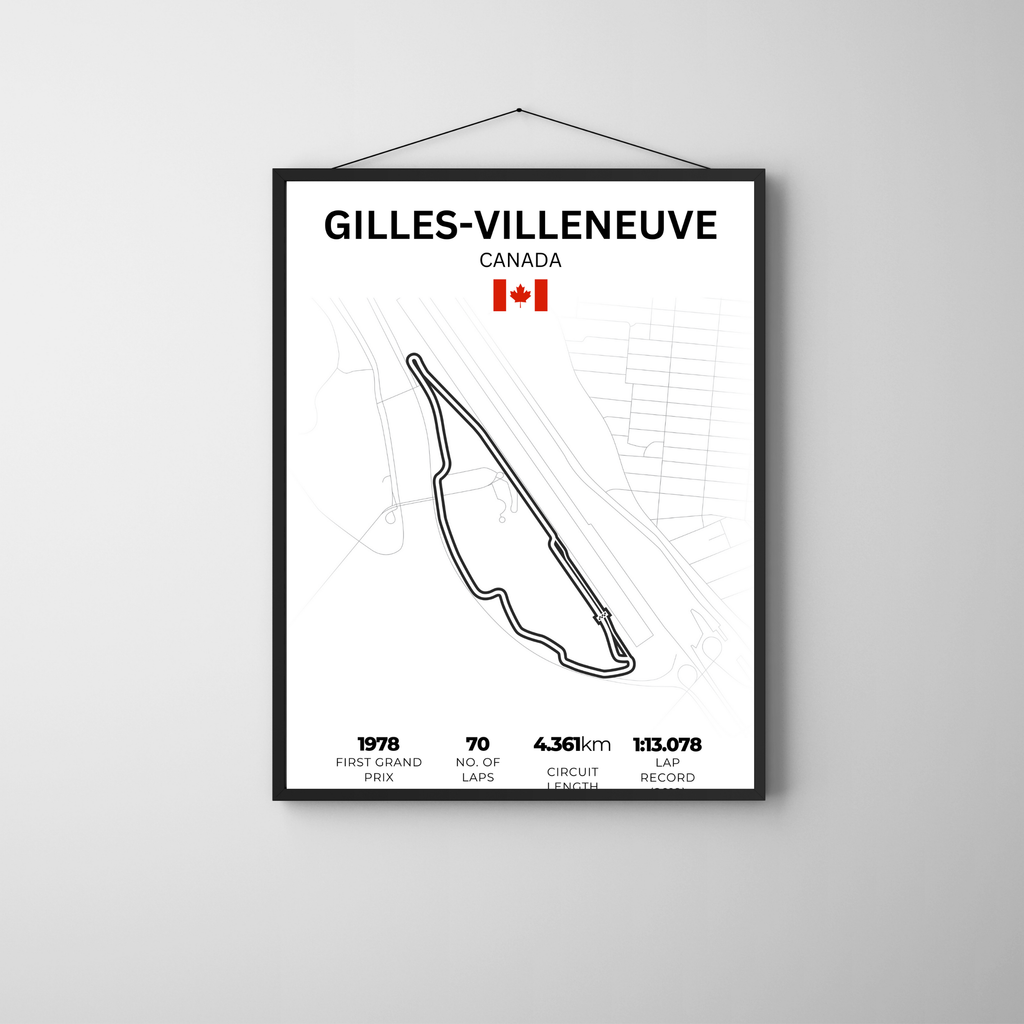 Gilles-Villeneuve | PosterStudio Formula One Collection