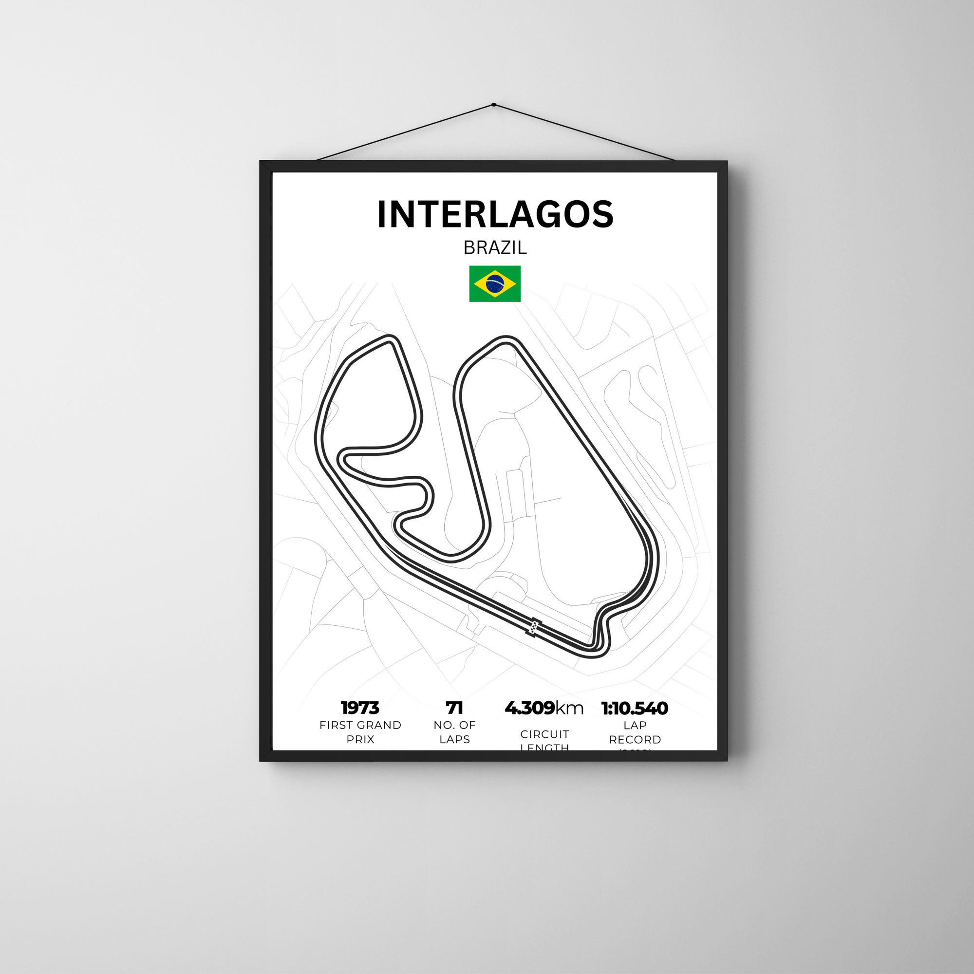 Interlagos | PosterStudio Formula One Collection