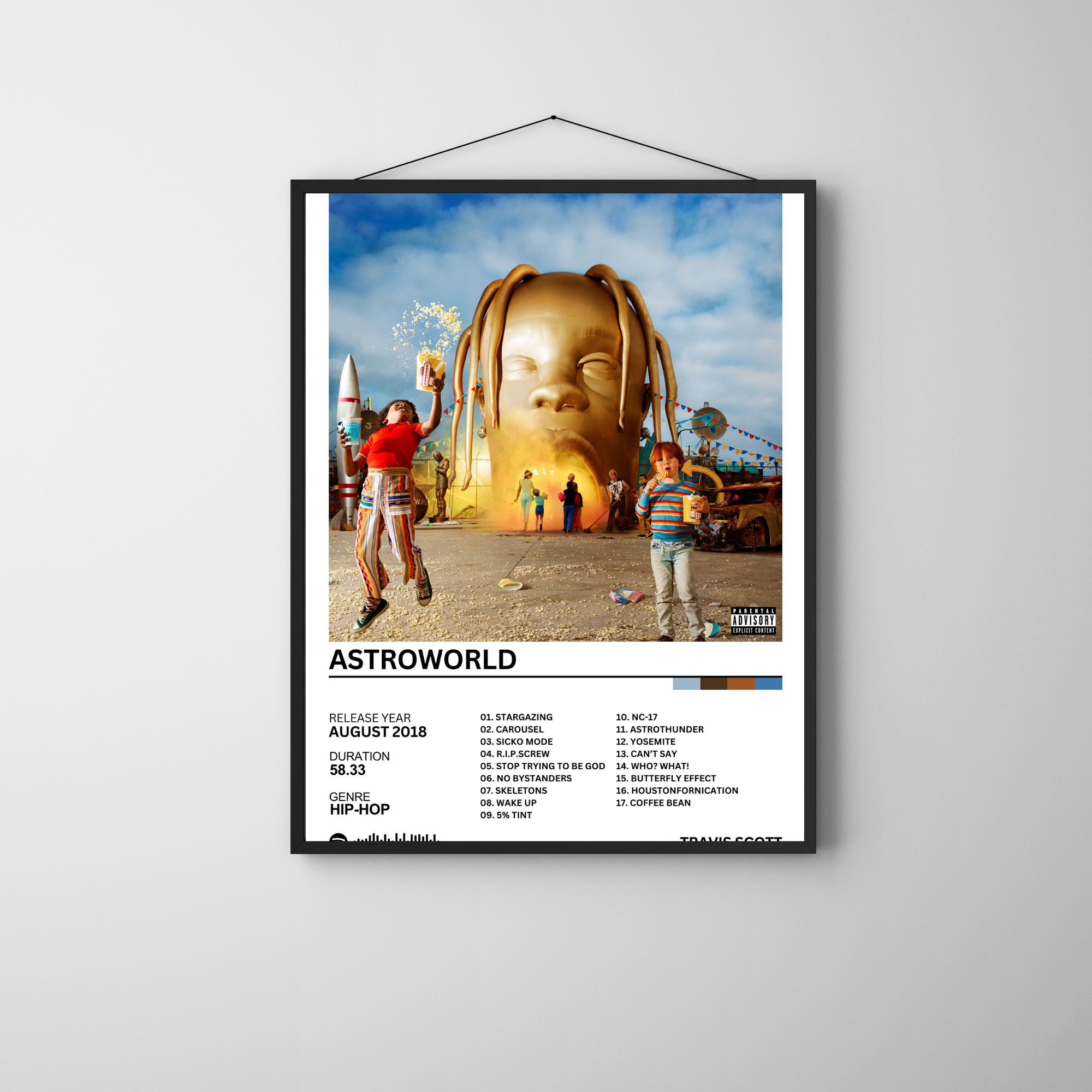 Astroworld - Travis Scott | PosterStudio Album Collection