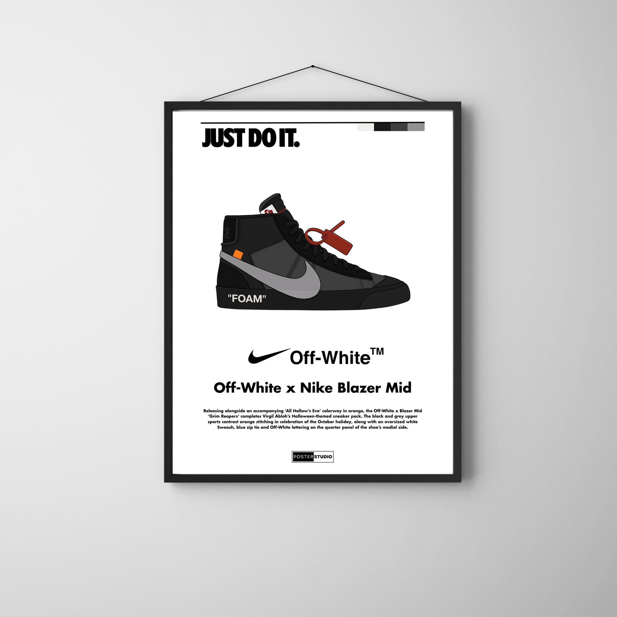 Nike x Off-White 'Blazer Mids' | PosterStudio Sneaker Collection