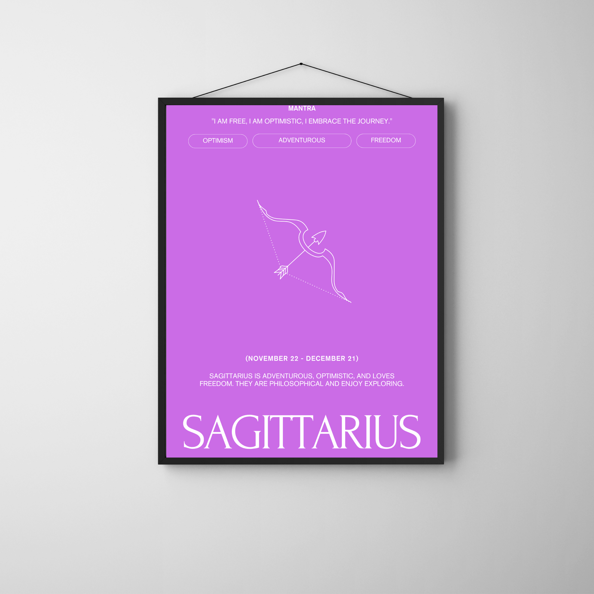 Sagittarius | PosterStudio Zodiac Collection