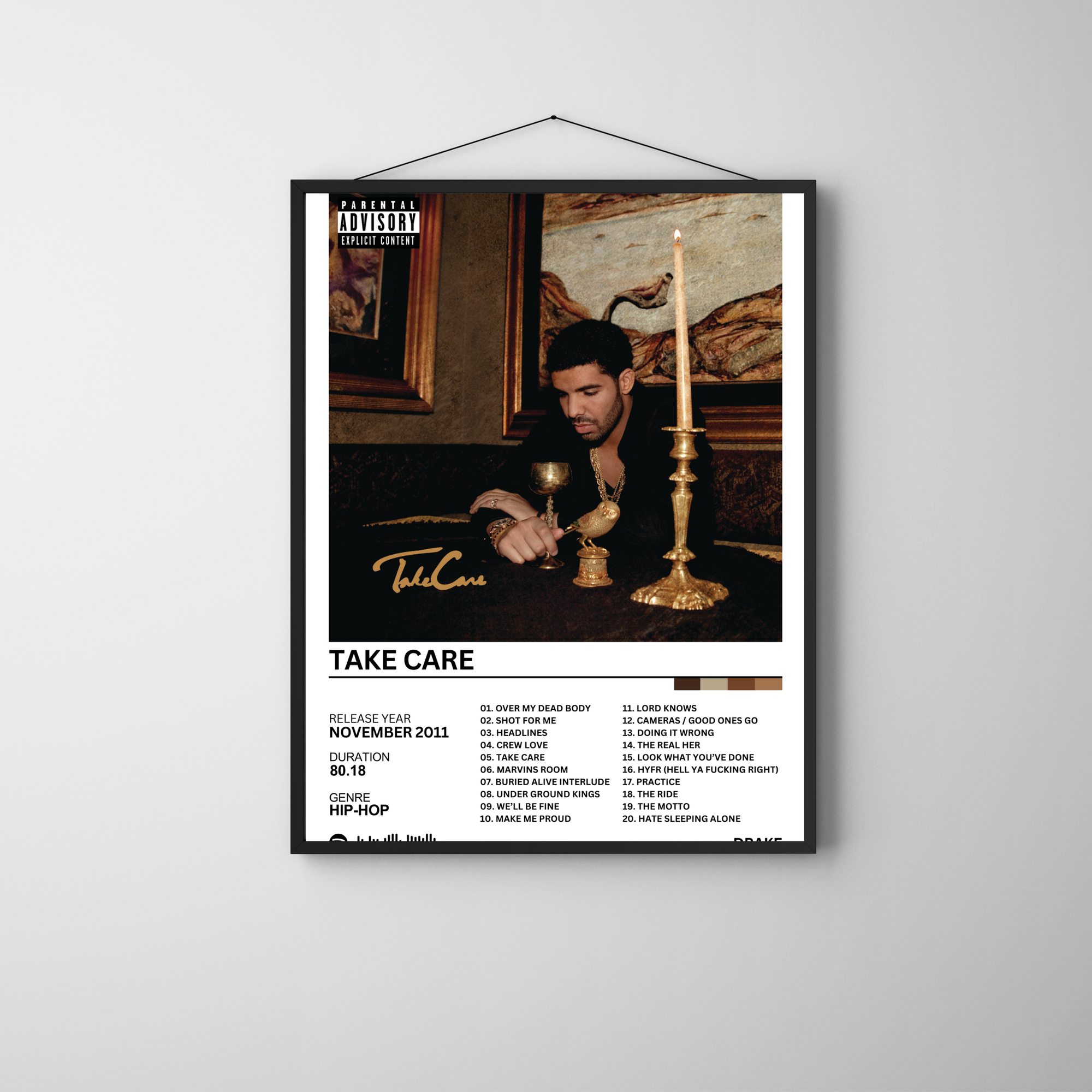 Take Care - Drake | PosterStudio Album Collection