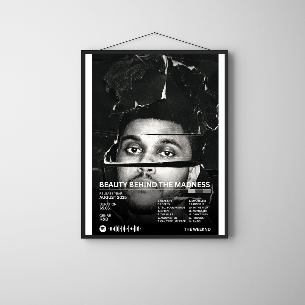 Beauty Behind the Madness - The Weeknd 2 | PosterStudio Album Collection