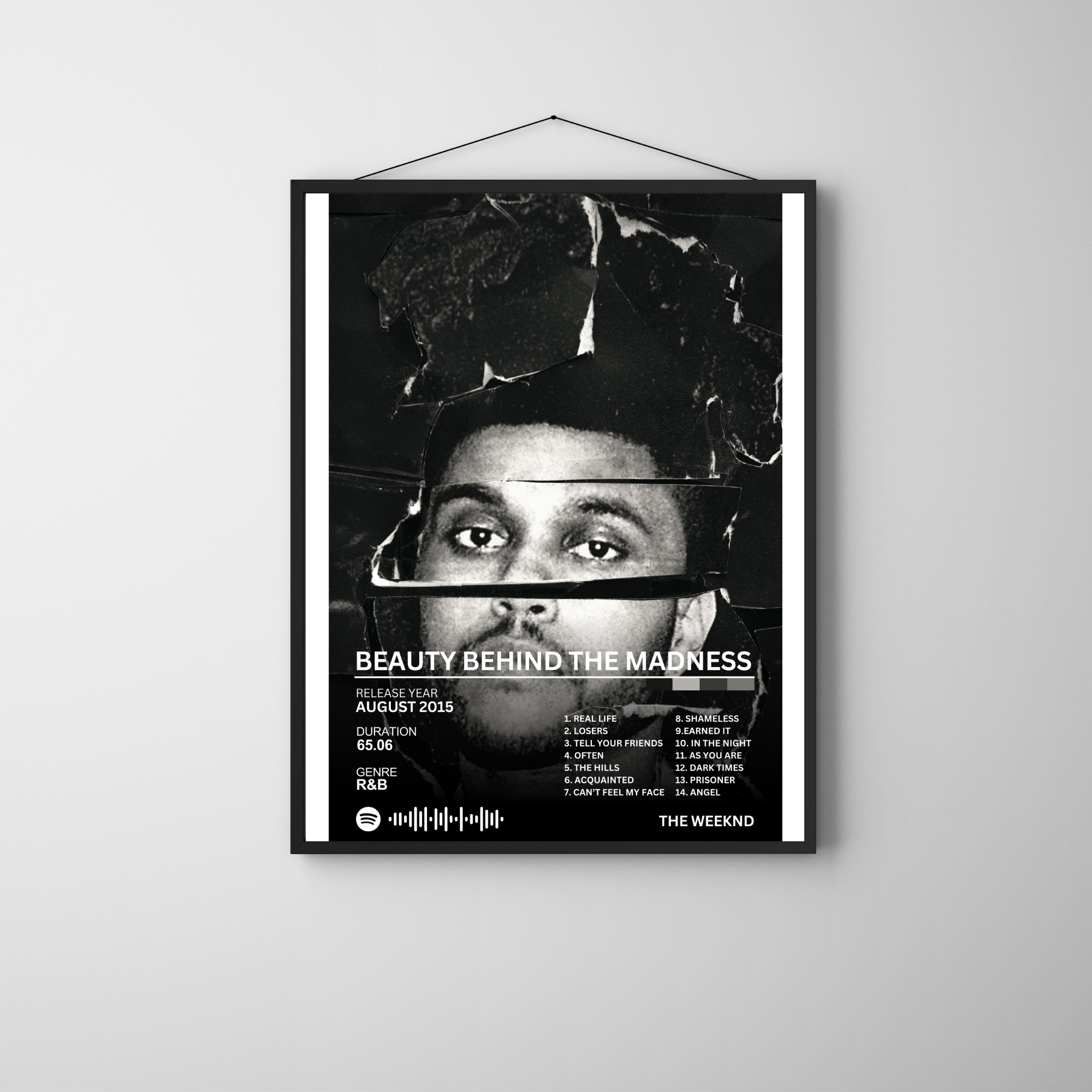 Beauty Behind the Madness - The Weeknd 2 | PosterStudio Album Collection