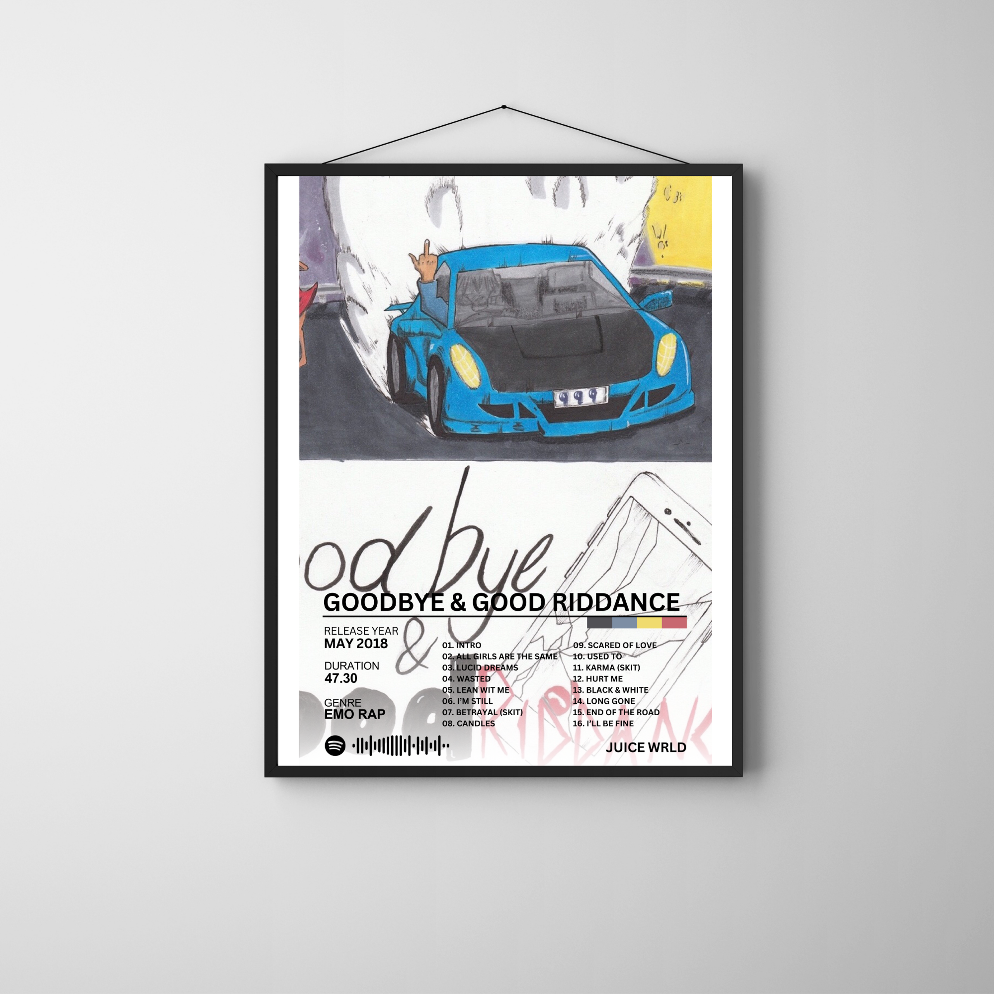 Goodbye & Good Riddance - Juice Wrld 2 | PosterStudio Album Collection