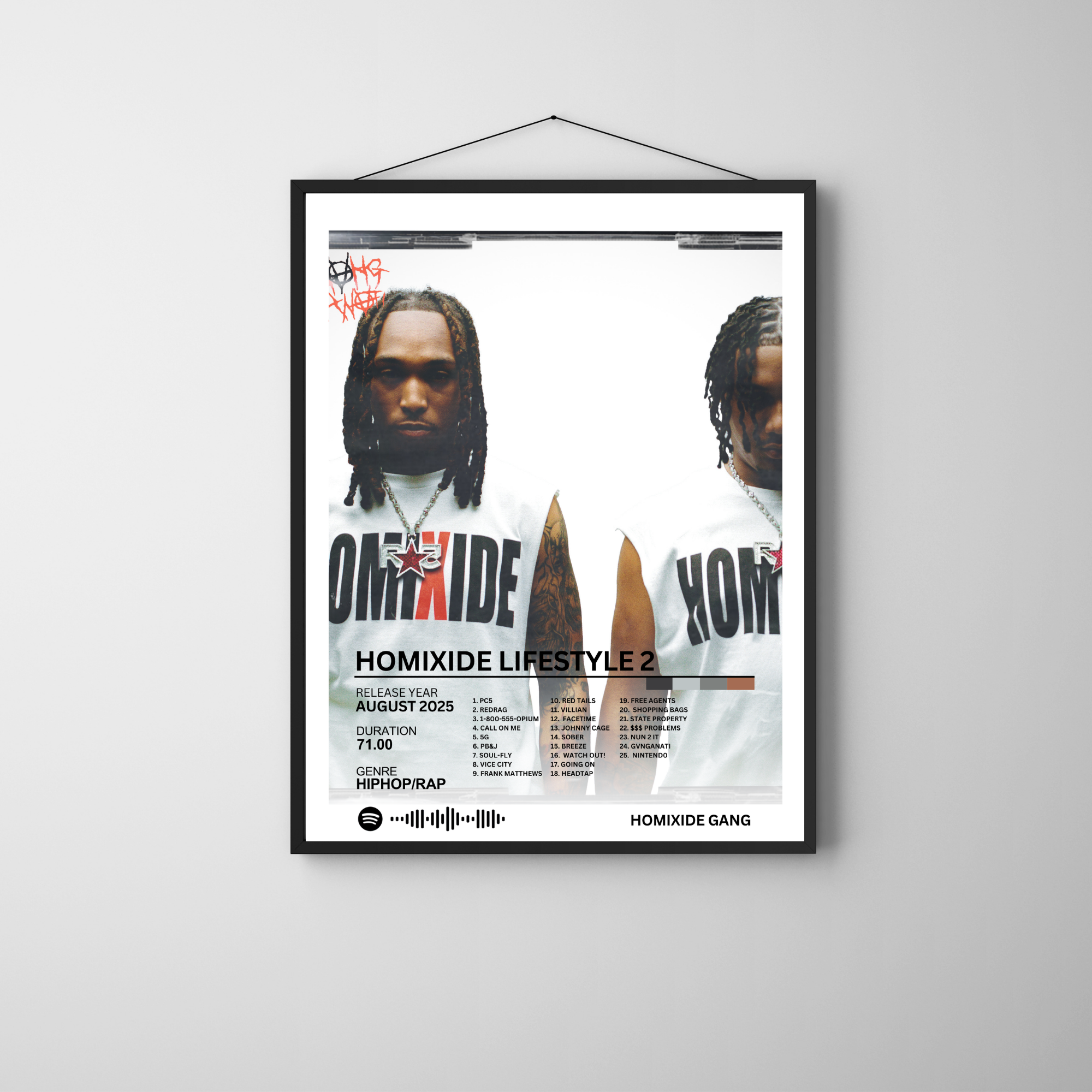 Homixide Lifestyle 2 - Homixide Gang | PosterStudio Album Collection