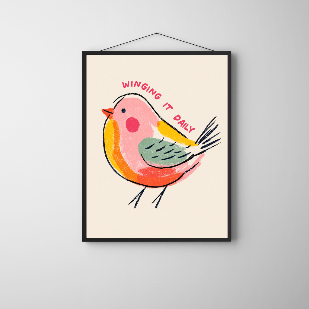Winging it Daily | PosterStudio Dopamine Collection