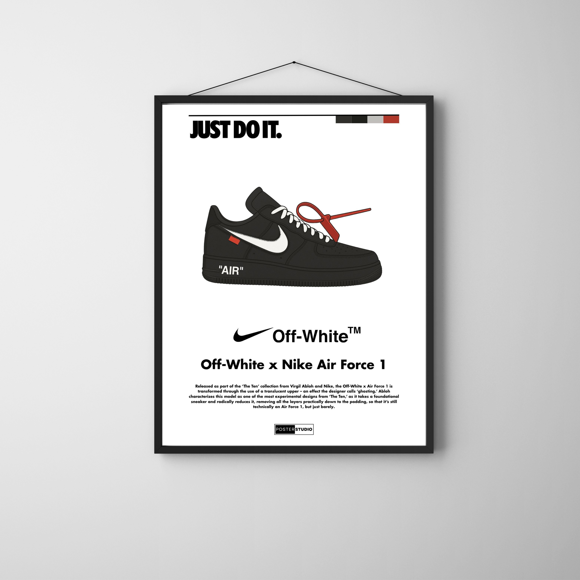 Nike x Off-White 'Air Force 1' | PosterStudio Sneaker Collection