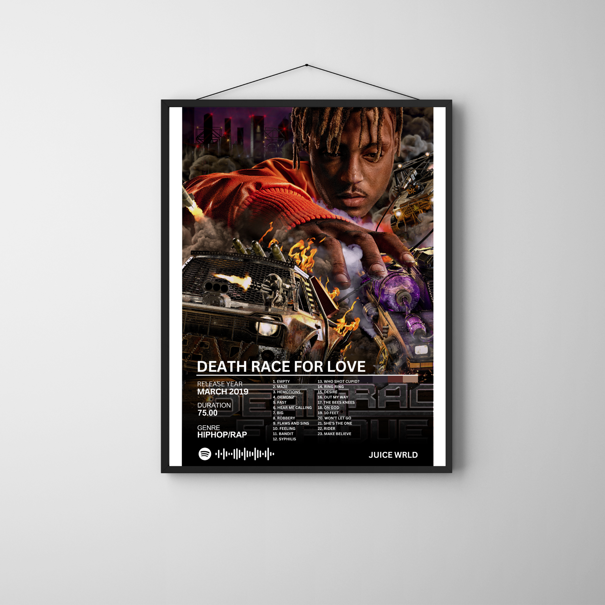 Death Race for Love - Juice Wrld 2 | PosterStudio Album Collection