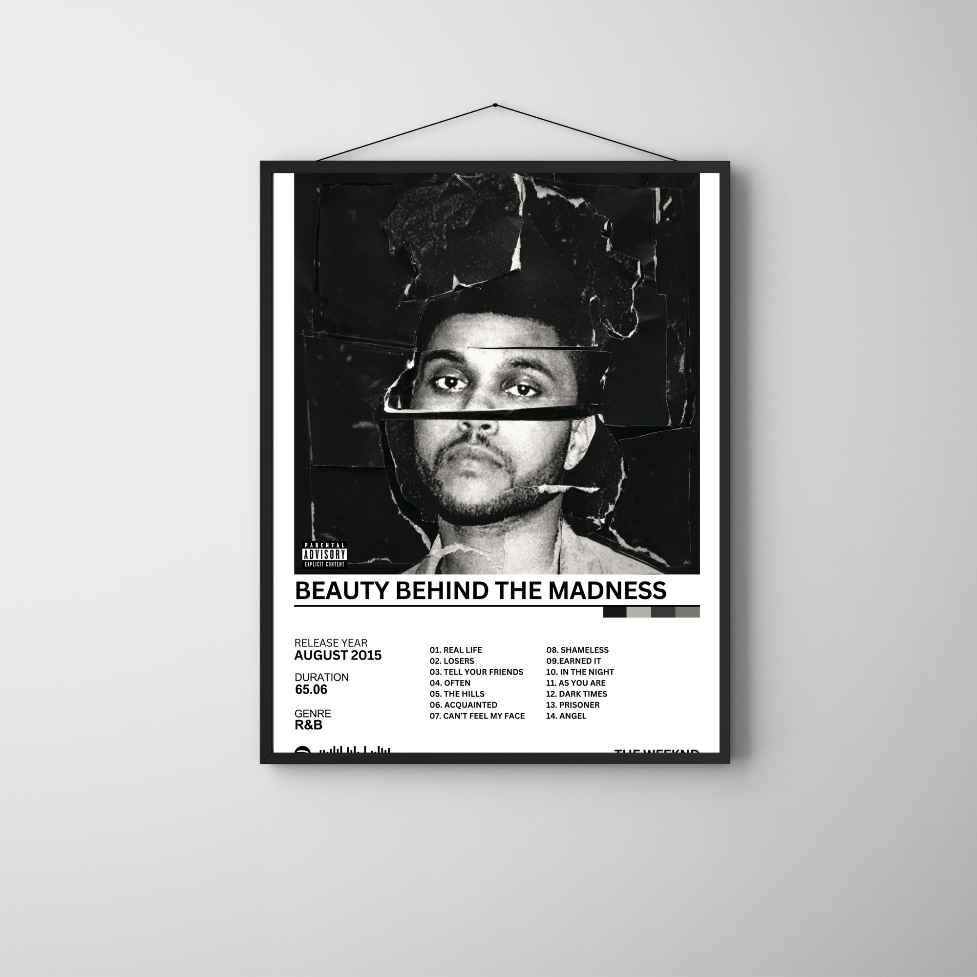Beauty Behind the Madness - The Weeknd | PosterStudio Album Collection