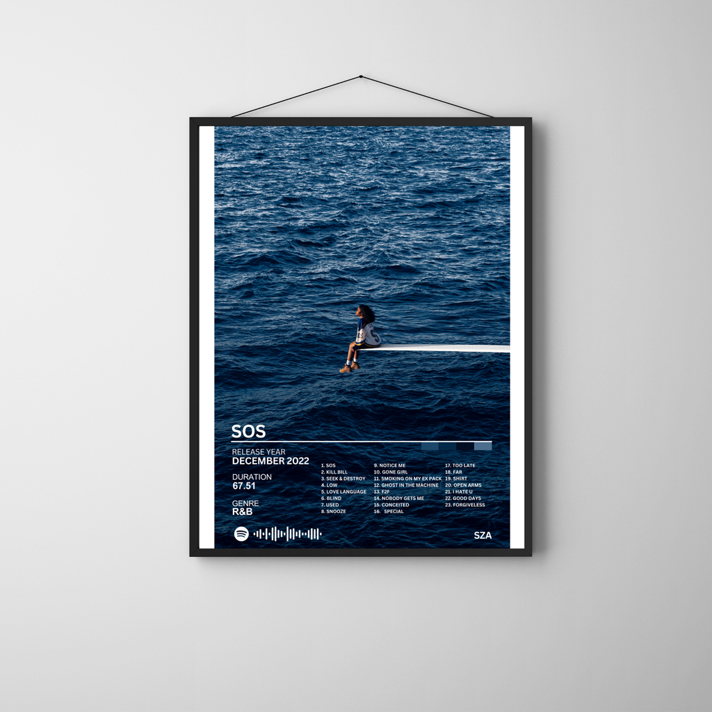 SOS - SZA 2 | PosterStudio Album Collection