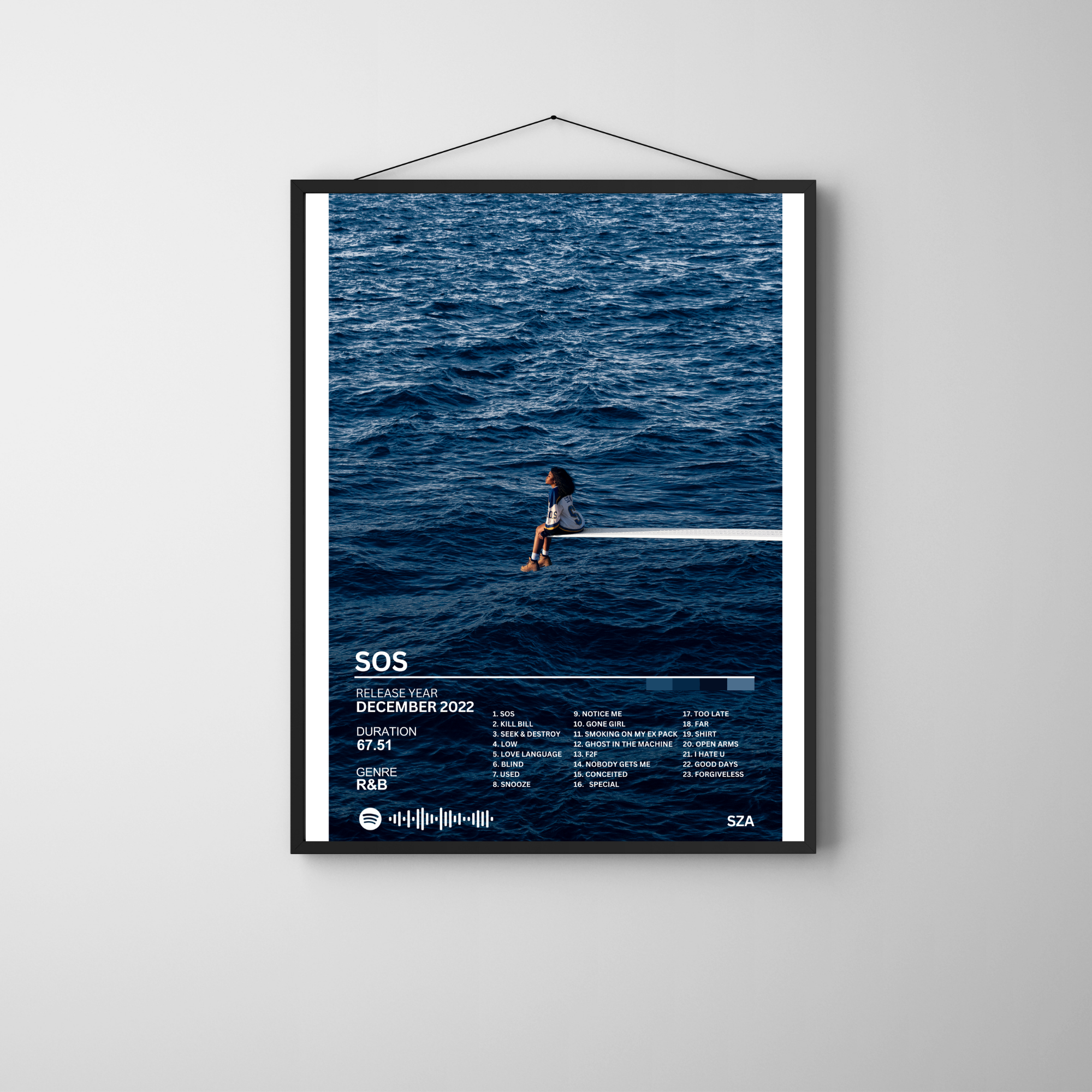 SOS - SZA 2 | PosterStudio Album Collection