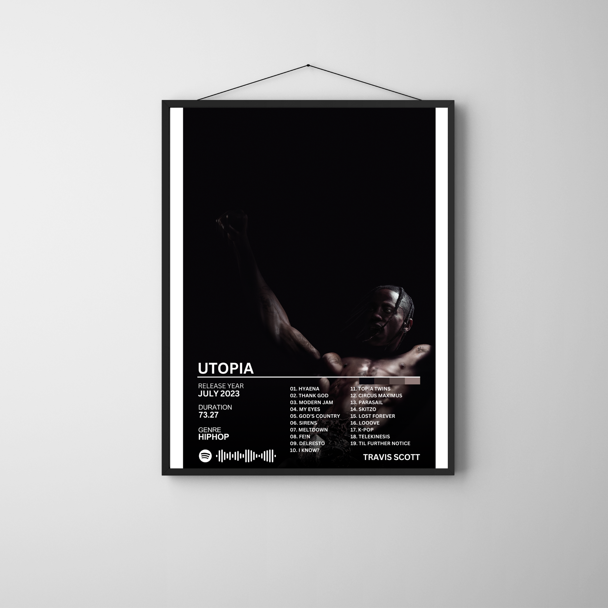 Utopia - Travis Scott 2 | PosterStudio Album Collection