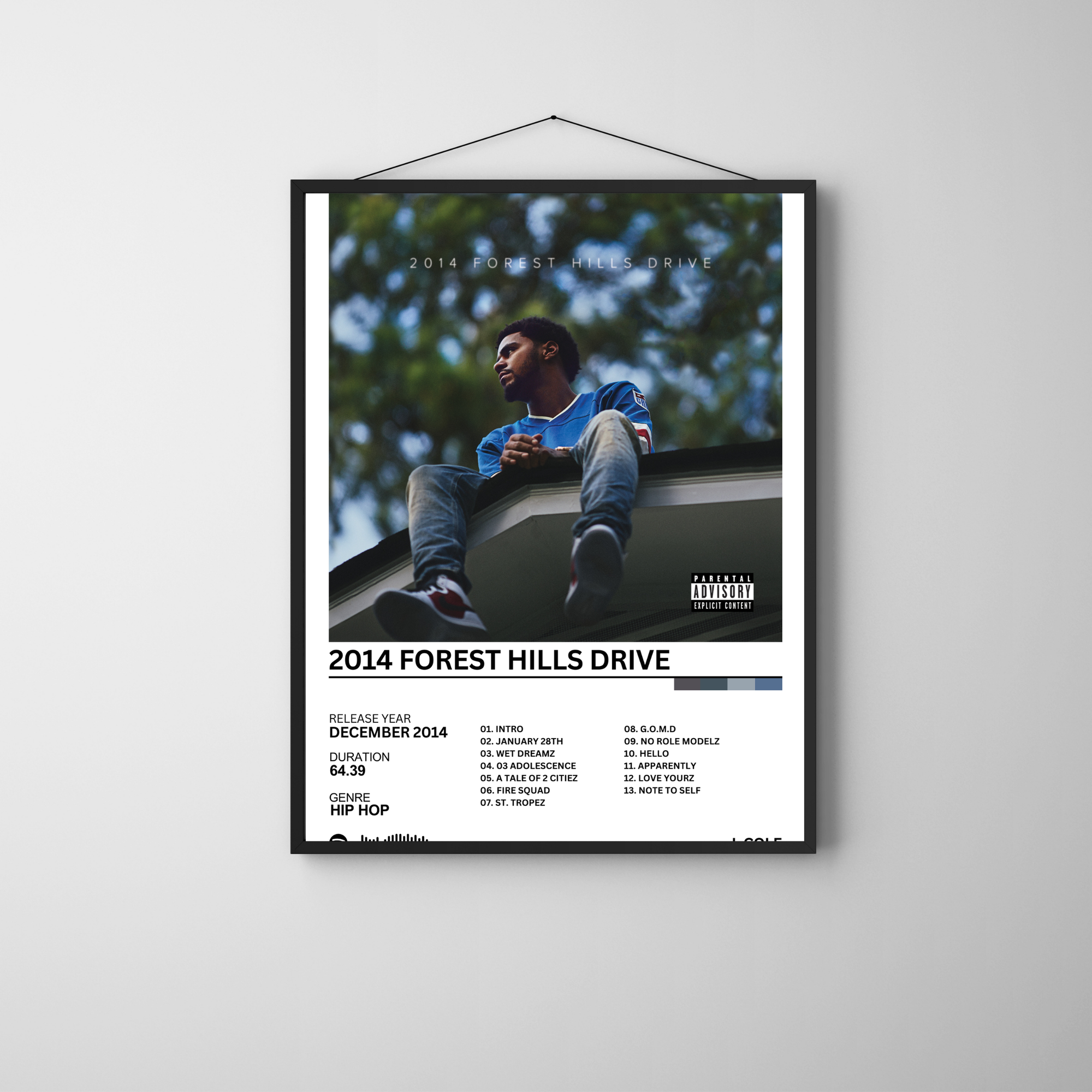 2014 Forest Hills - J.Cole | PosterStudio Album Collection
