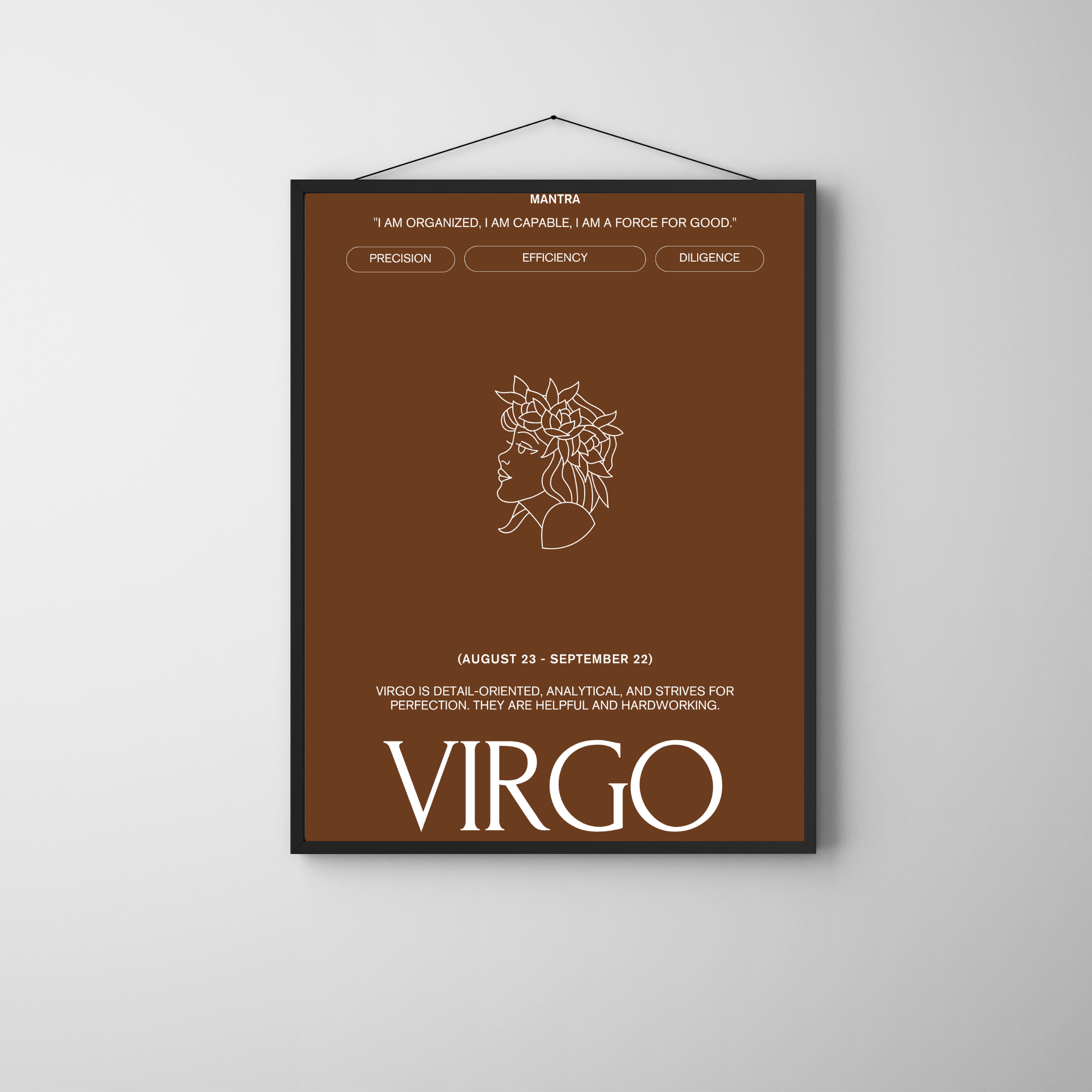 Virgo | PosterStudio Zodiac Collection
