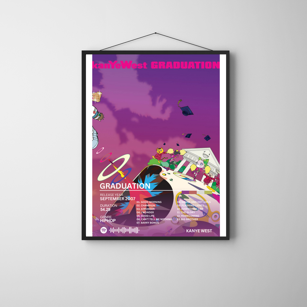 Graduation - Kanye West 2 | PosterStudio Album Collection