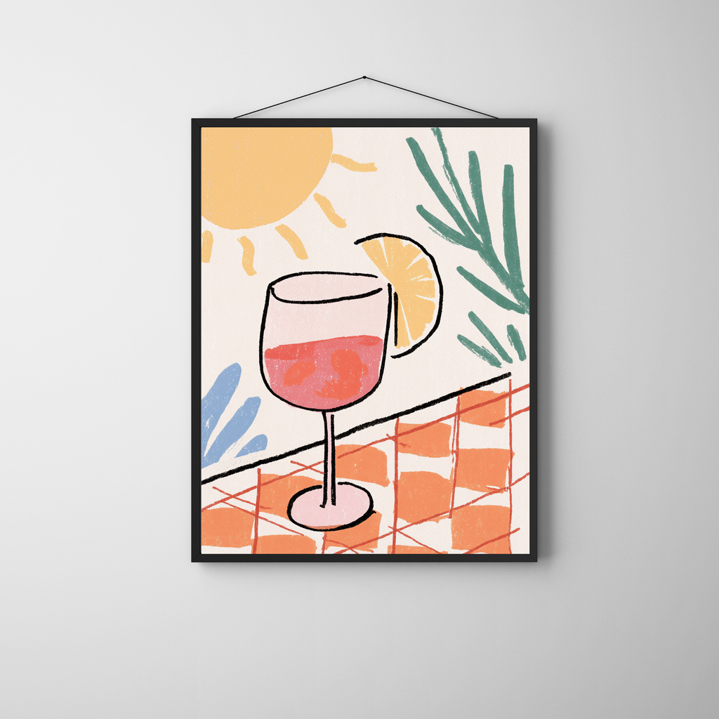 Lemon Drink | PosterStudio Dopamine Collection