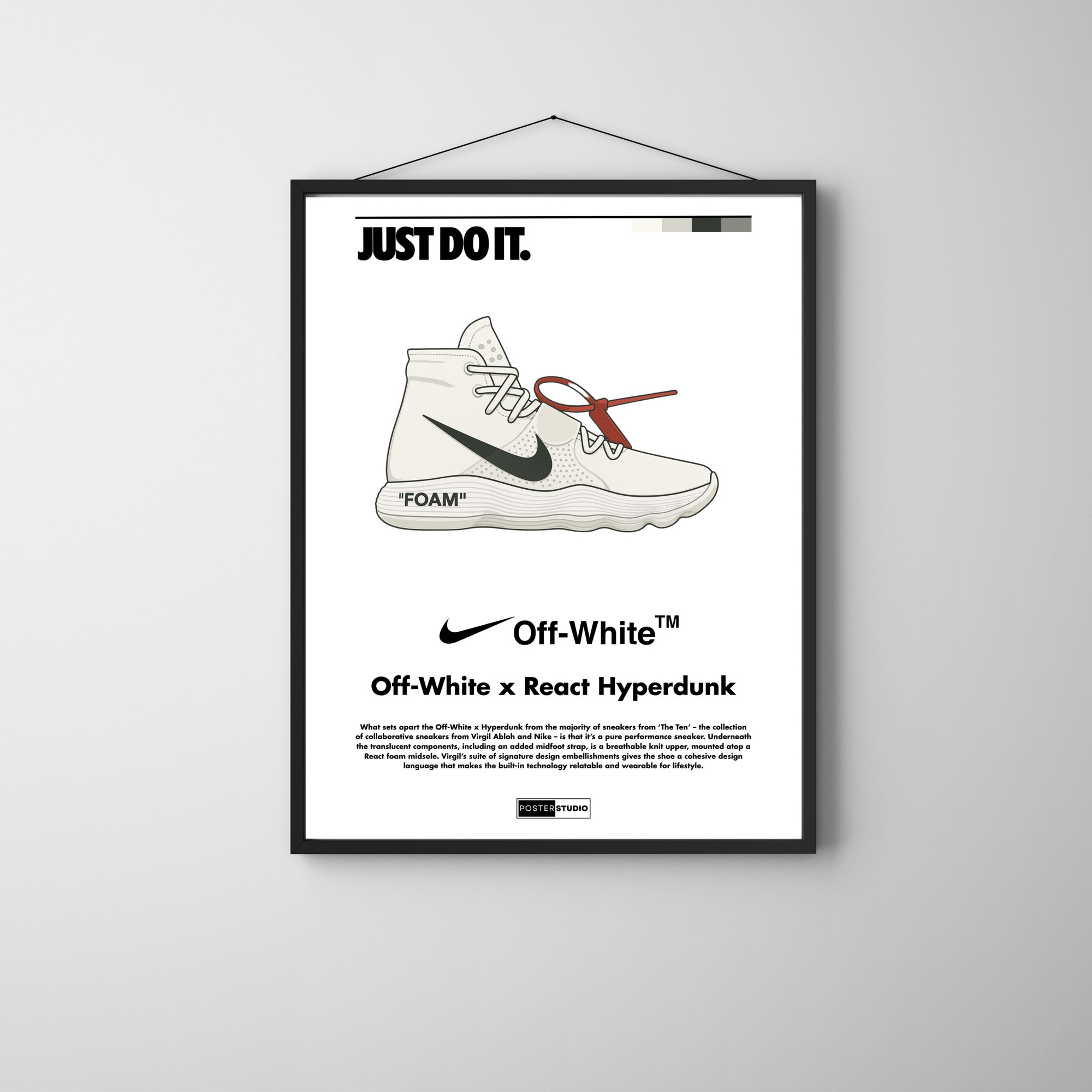 Nike x Off-White 'React Hyperdunk' | PosterStudio Sneaker Collection