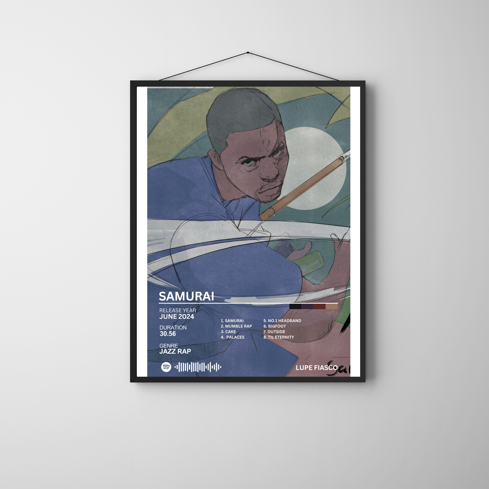 Samurai - Lupe Fiasco 2 | PosterStudio Album Collection