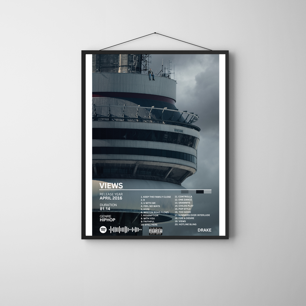 Views - Drake 2 | PosterStudio Album Collection