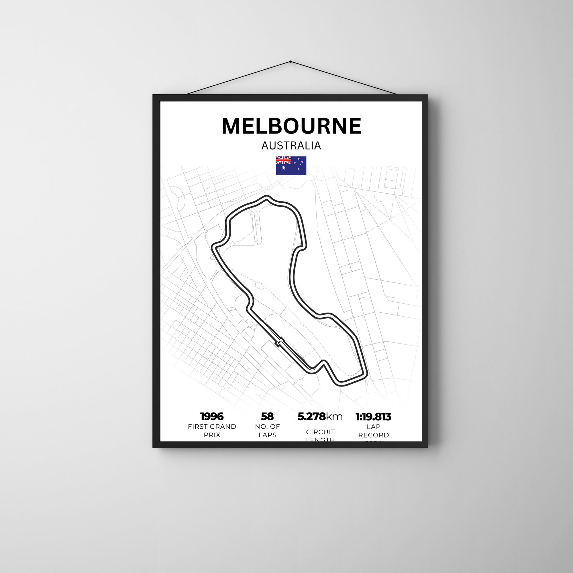 Melbourne | PosterStudio Formula One Collection