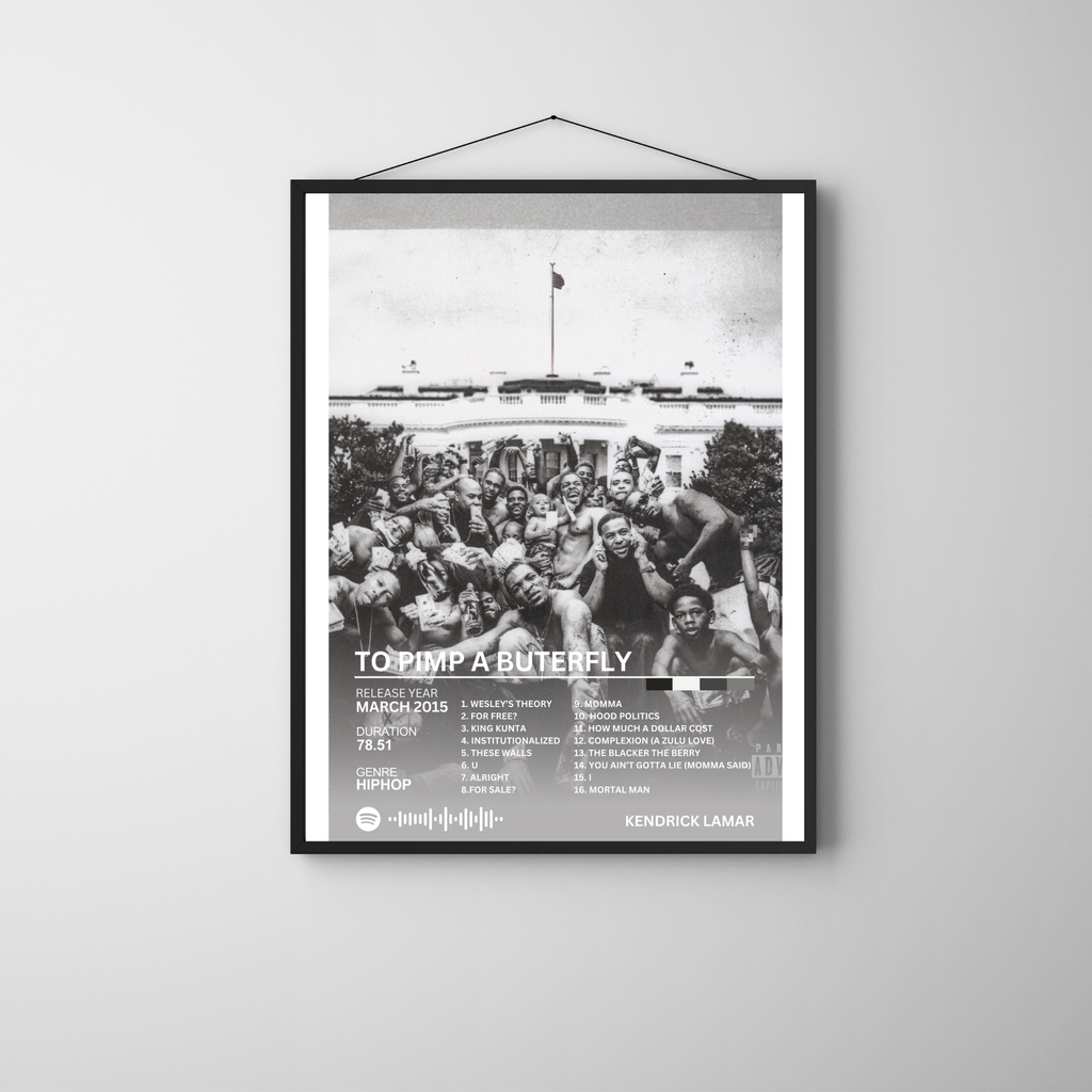 To Pimp a Butterfly - Kendrick Lamar 2 | PosterStudio Album Collection