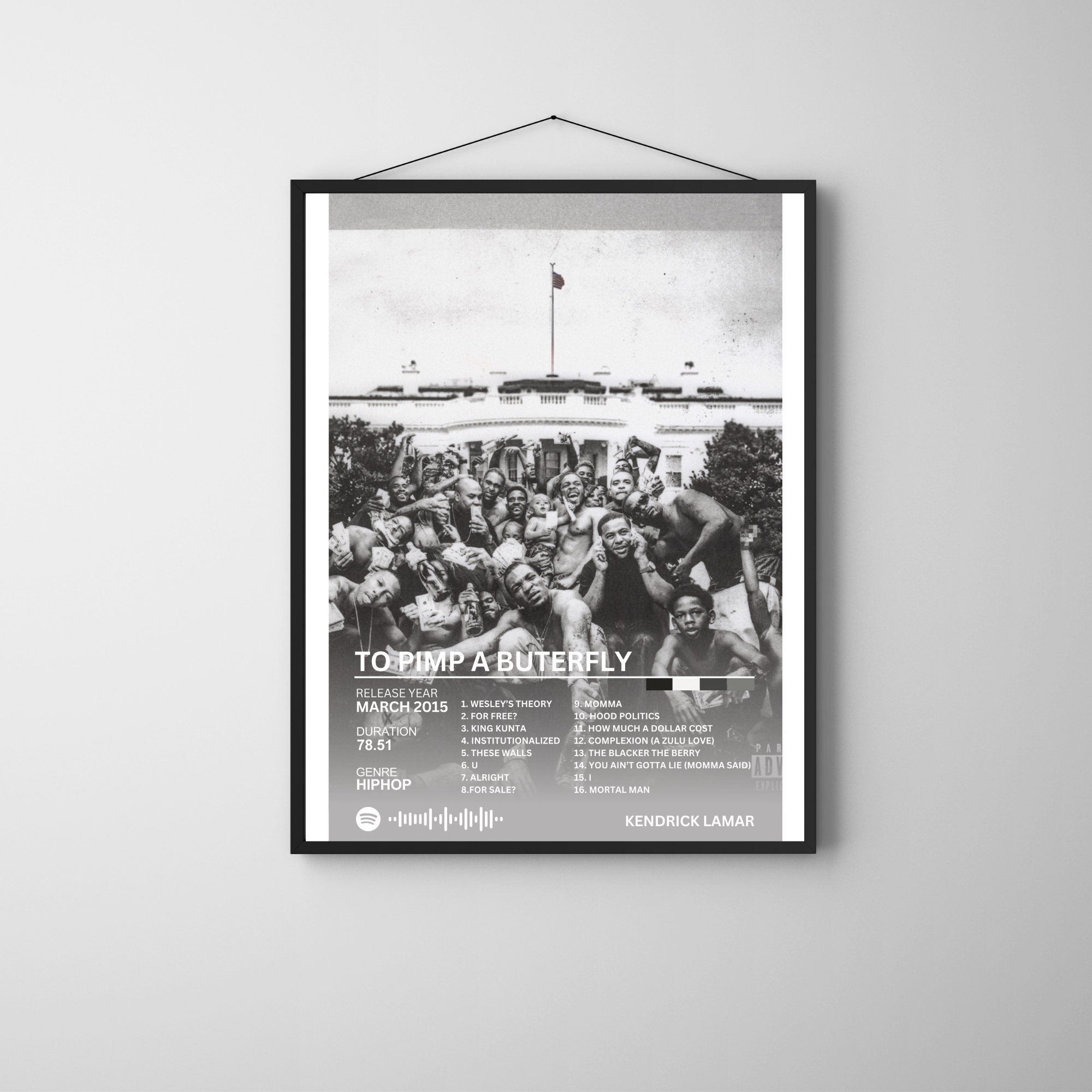 To Pimp a Butterfly - Kendrick Lamar 2 | PosterStudio Album Collection