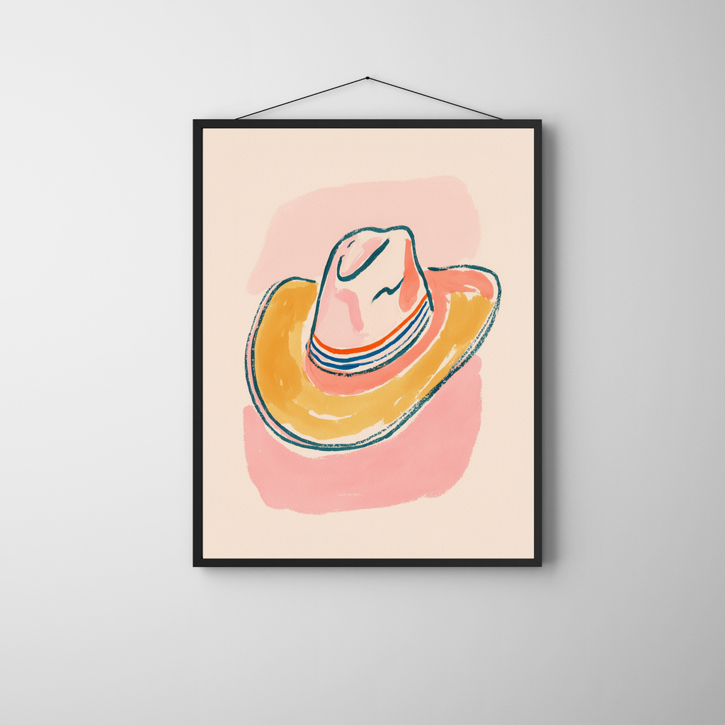 Cowboy Hat | PosterStudio Dopamine Collection