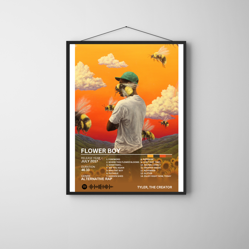 Flower Boy - Tyler, The Creator 2 | PosterStudio Album Collection