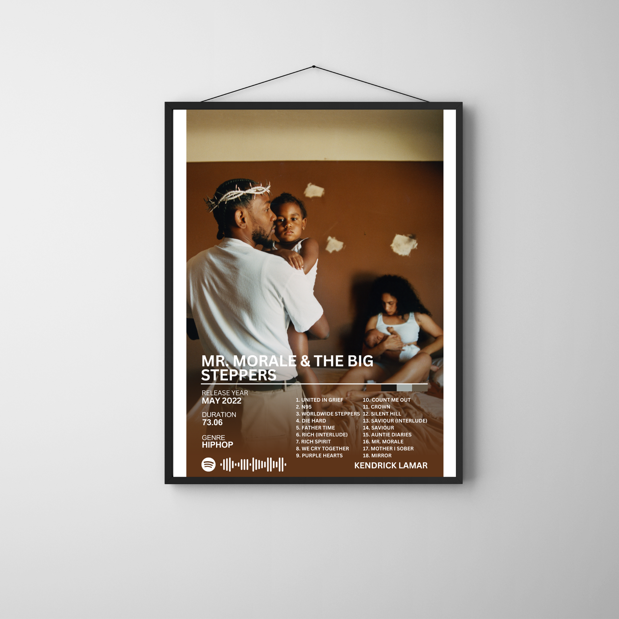 Mr. Morale & The Big Steppers - Kendrick Lamar 2 | PosterStudio Album Collection