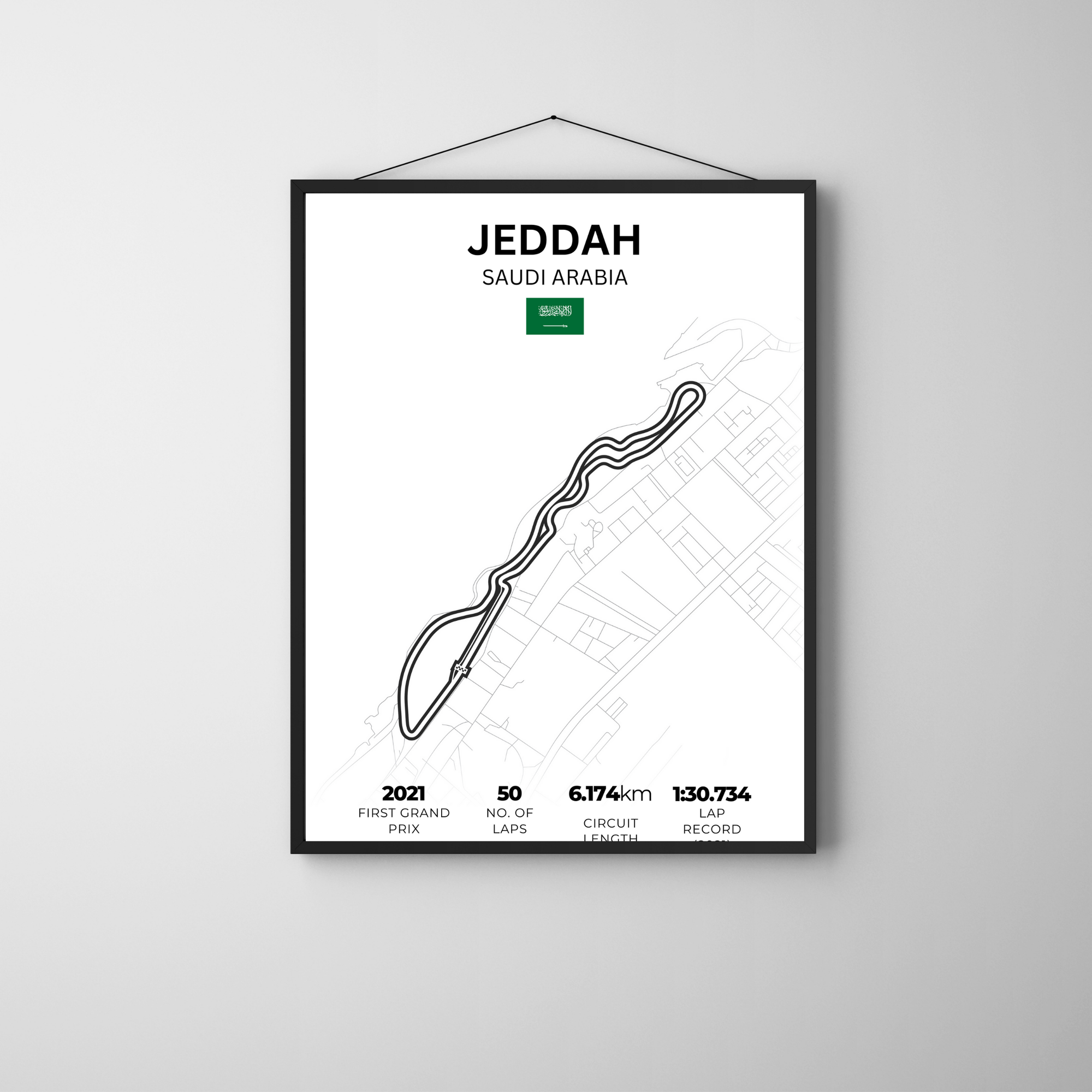 Jeddah | PosterStudio Formula One Collection