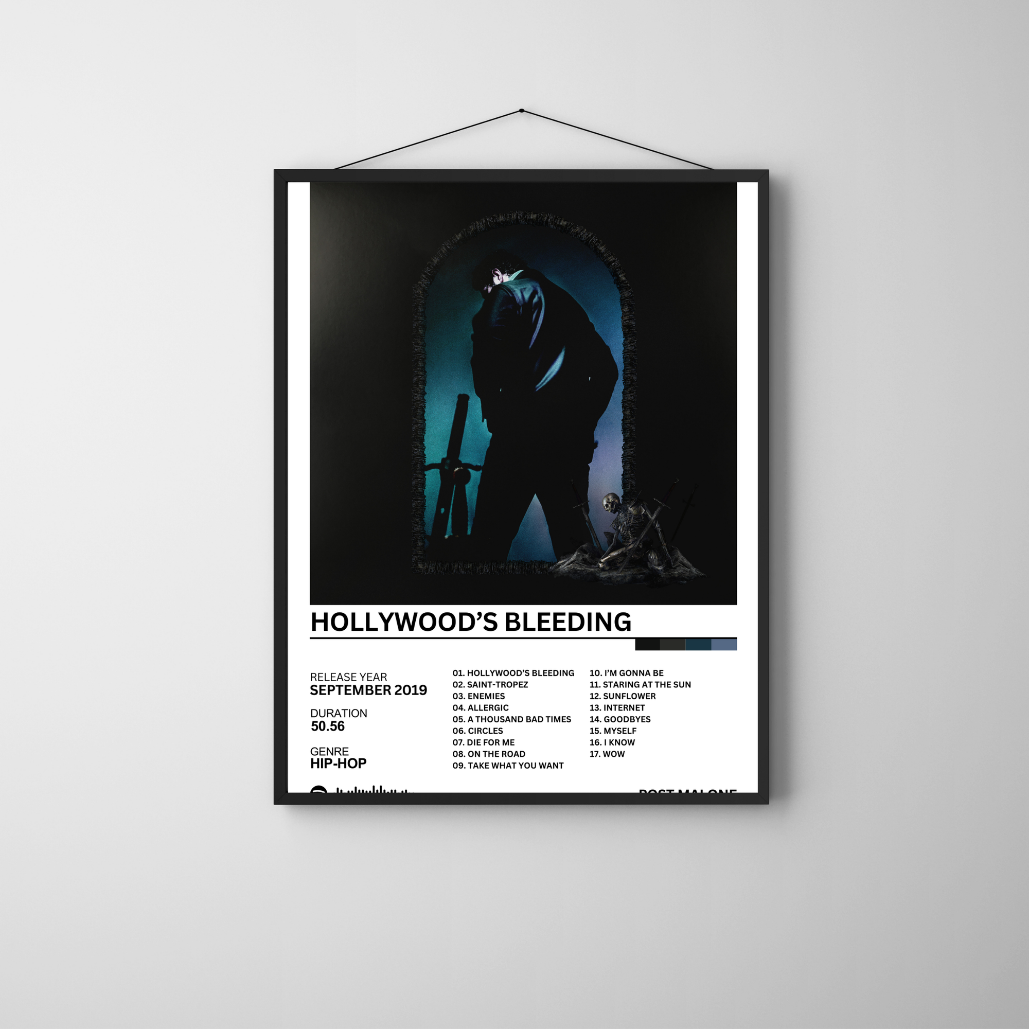Hollywood's Bleeding - Post Malone | PosterStudio Album Collection