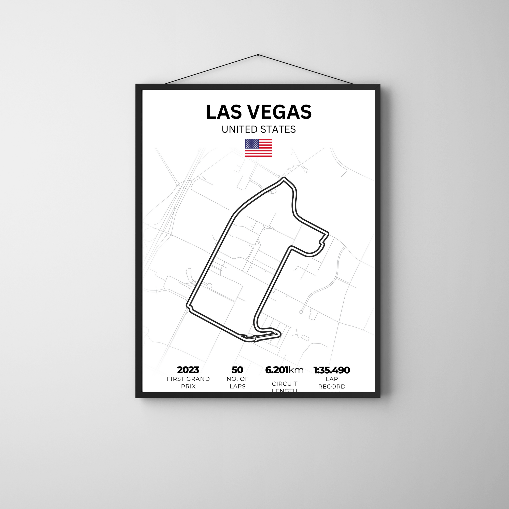 Las Vegas | PosterStudio Formula One Collection