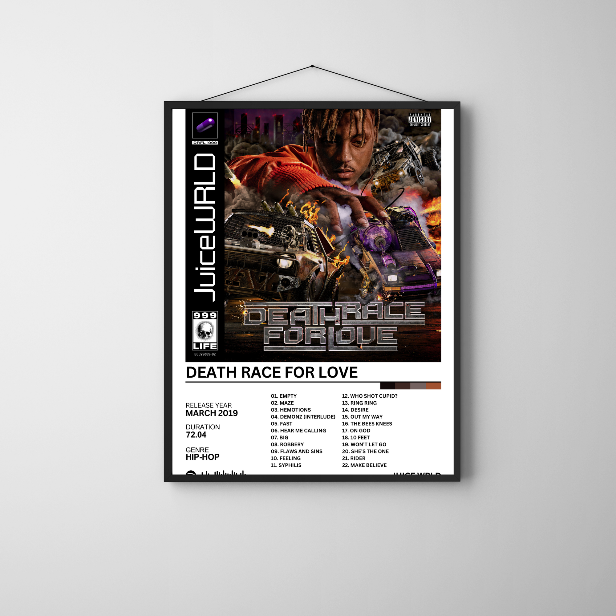 Death Race For Love - Juice Wrld | PosterStudio Album Collection