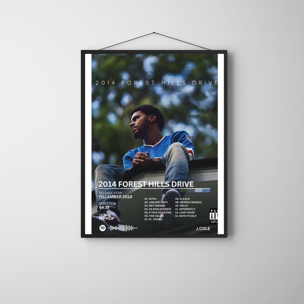 2014 Forest Hills Drive - J.Cole 2 | PosterStudio Album Collection