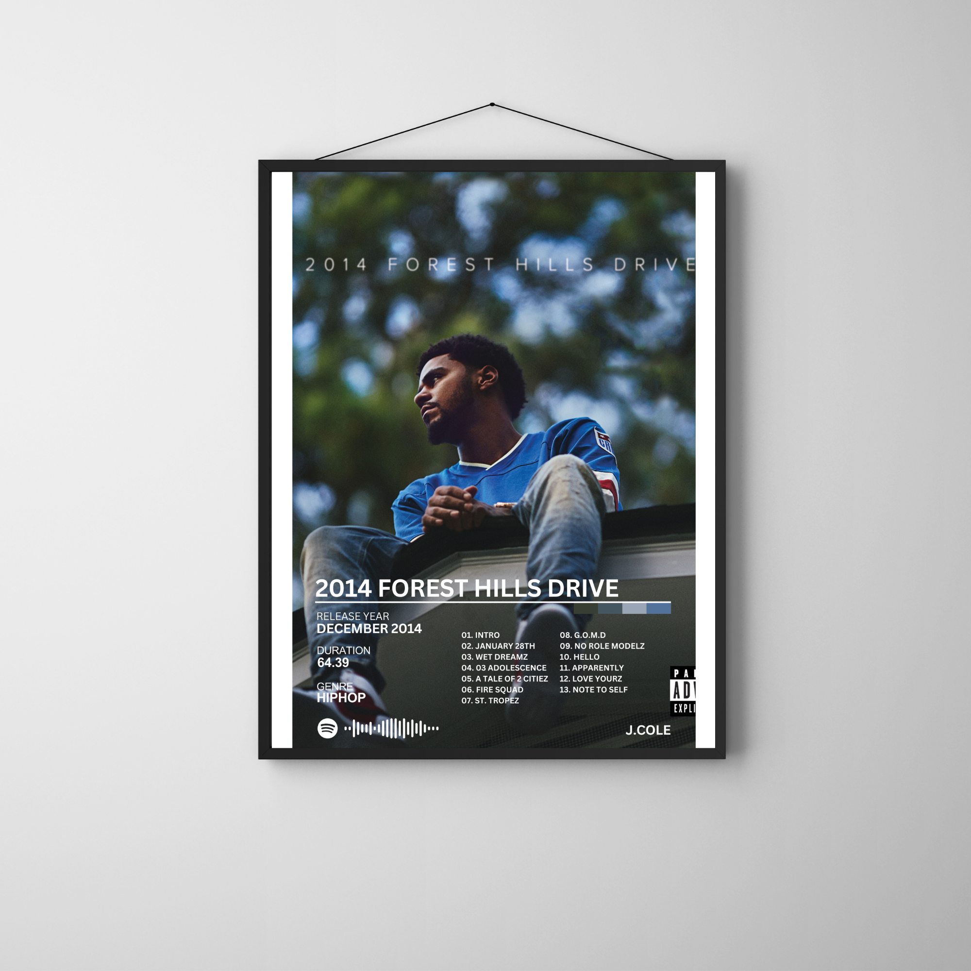2014 Forest Hills Drive - J.Cole 2 | PosterStudio Album Collection