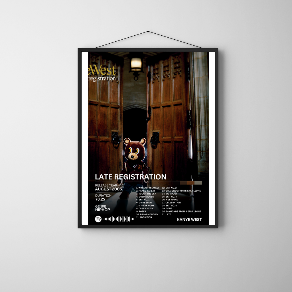 Late Registration - Kanye West 2 | PosterStudio Album Collection