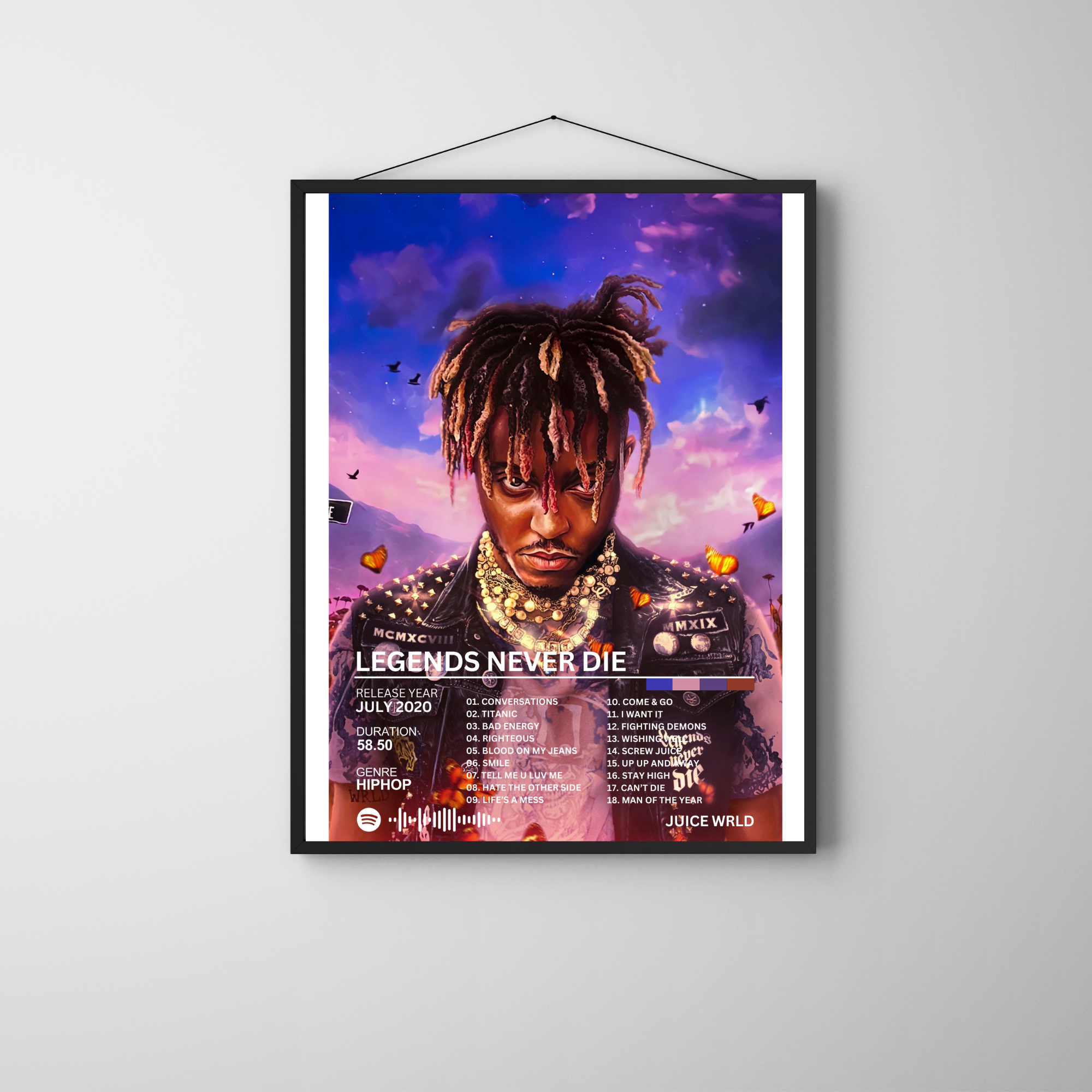Legends Never Die - Juice Wrld 2 | PosterStudio Album Collection