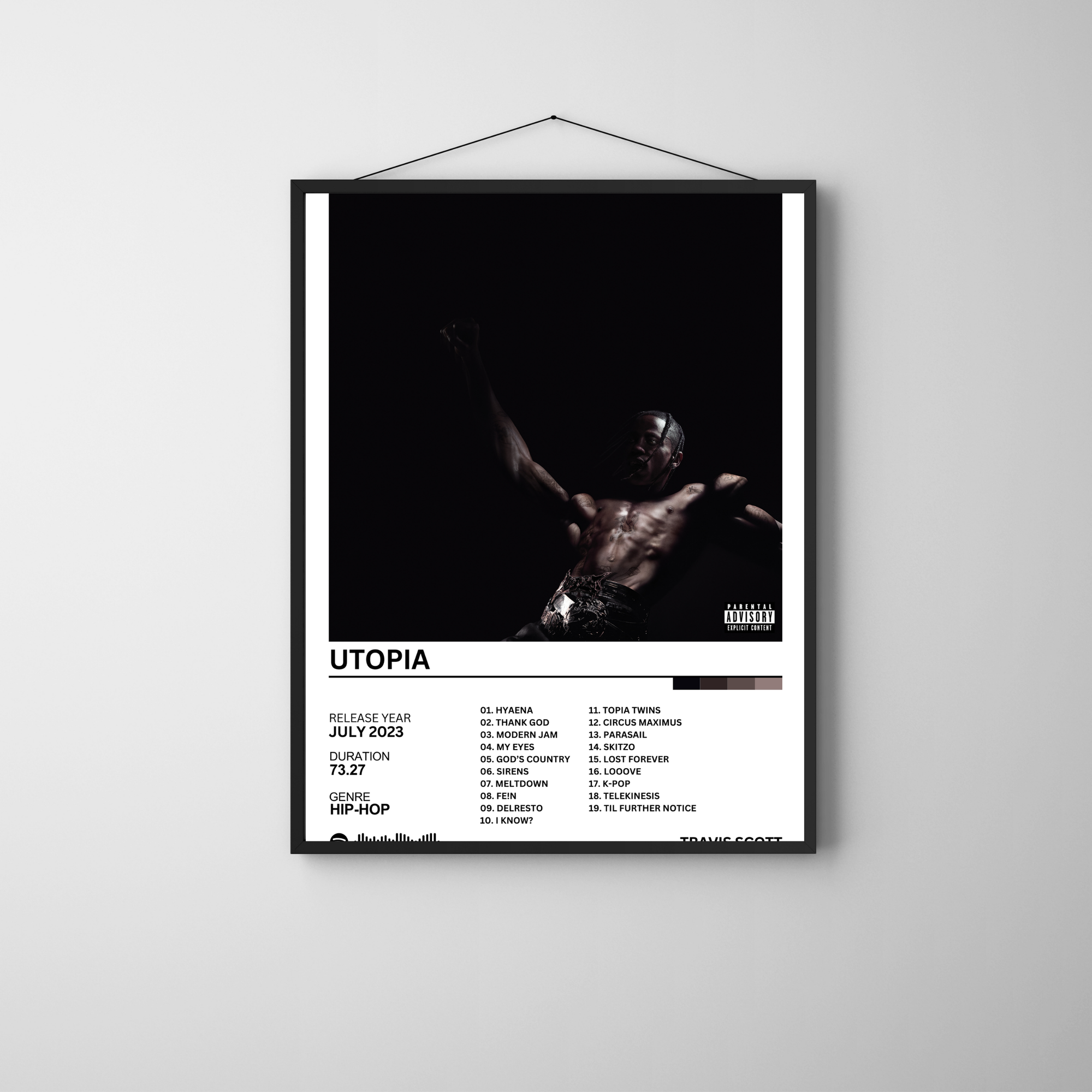 Utopia - Travis Scott | PosterStudio Album Collection