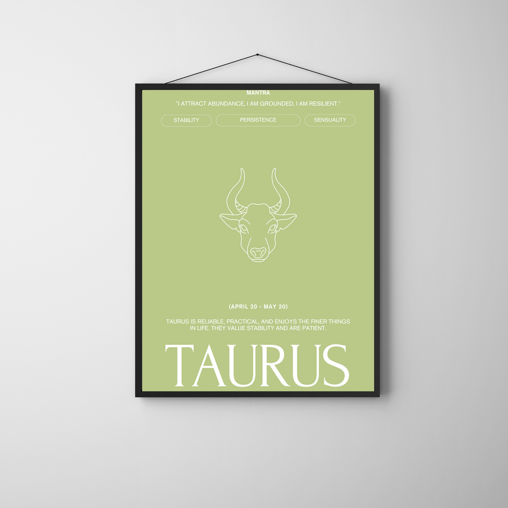 Taurus | PosterStudio Zodiac Collection