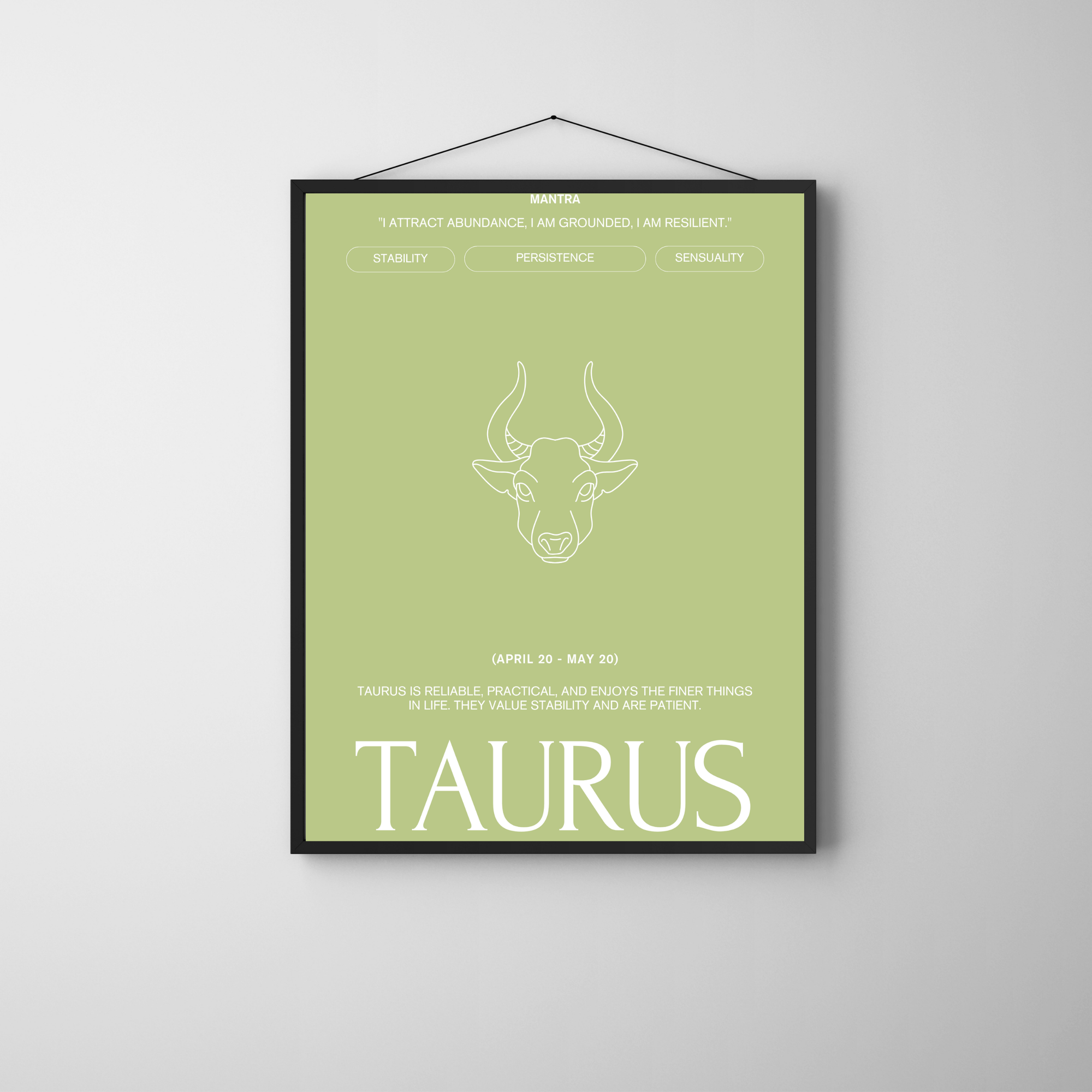 Taurus | PosterStudio Zodiac Collection