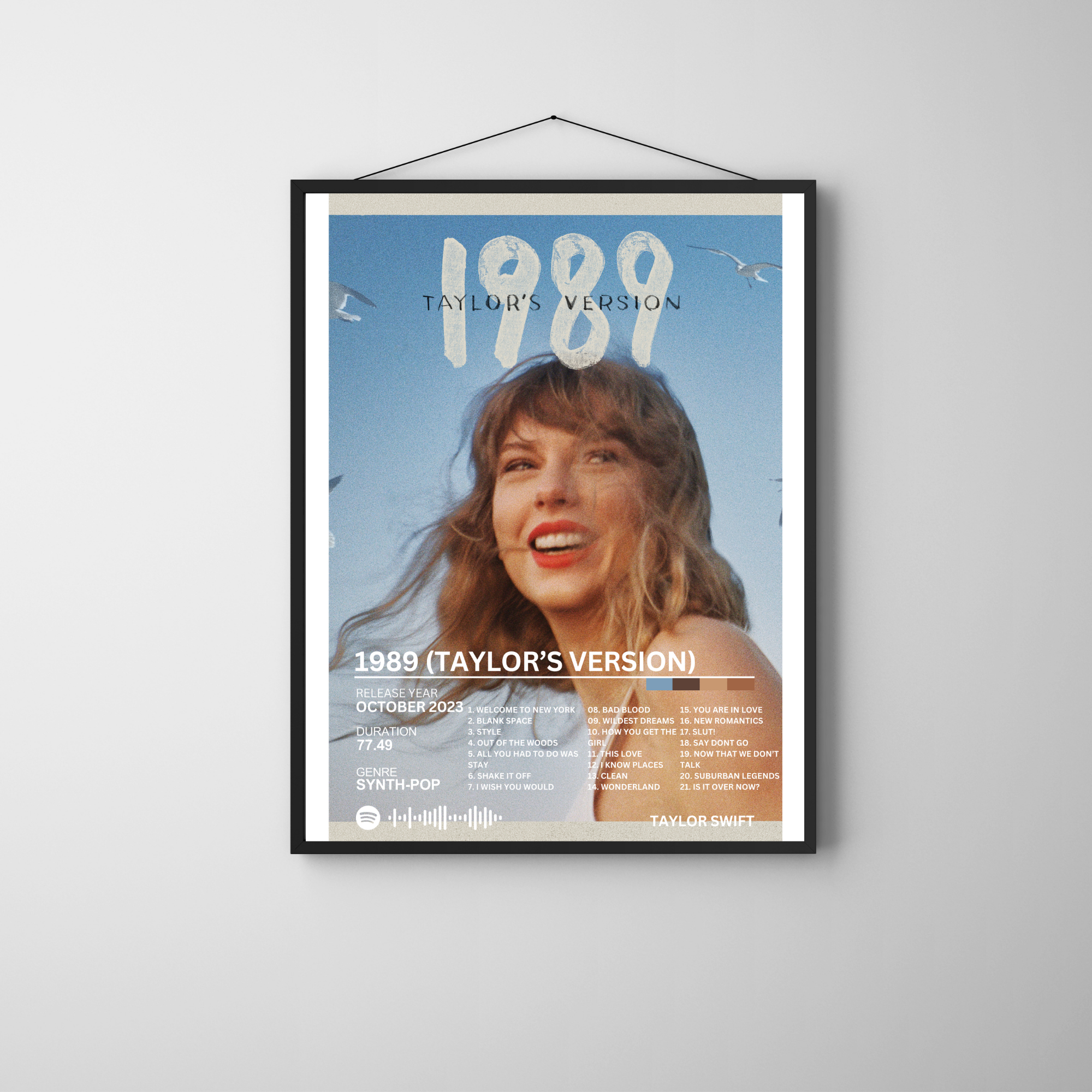 1989 - Taylor Swift 2 | PosterStudio Album Collection